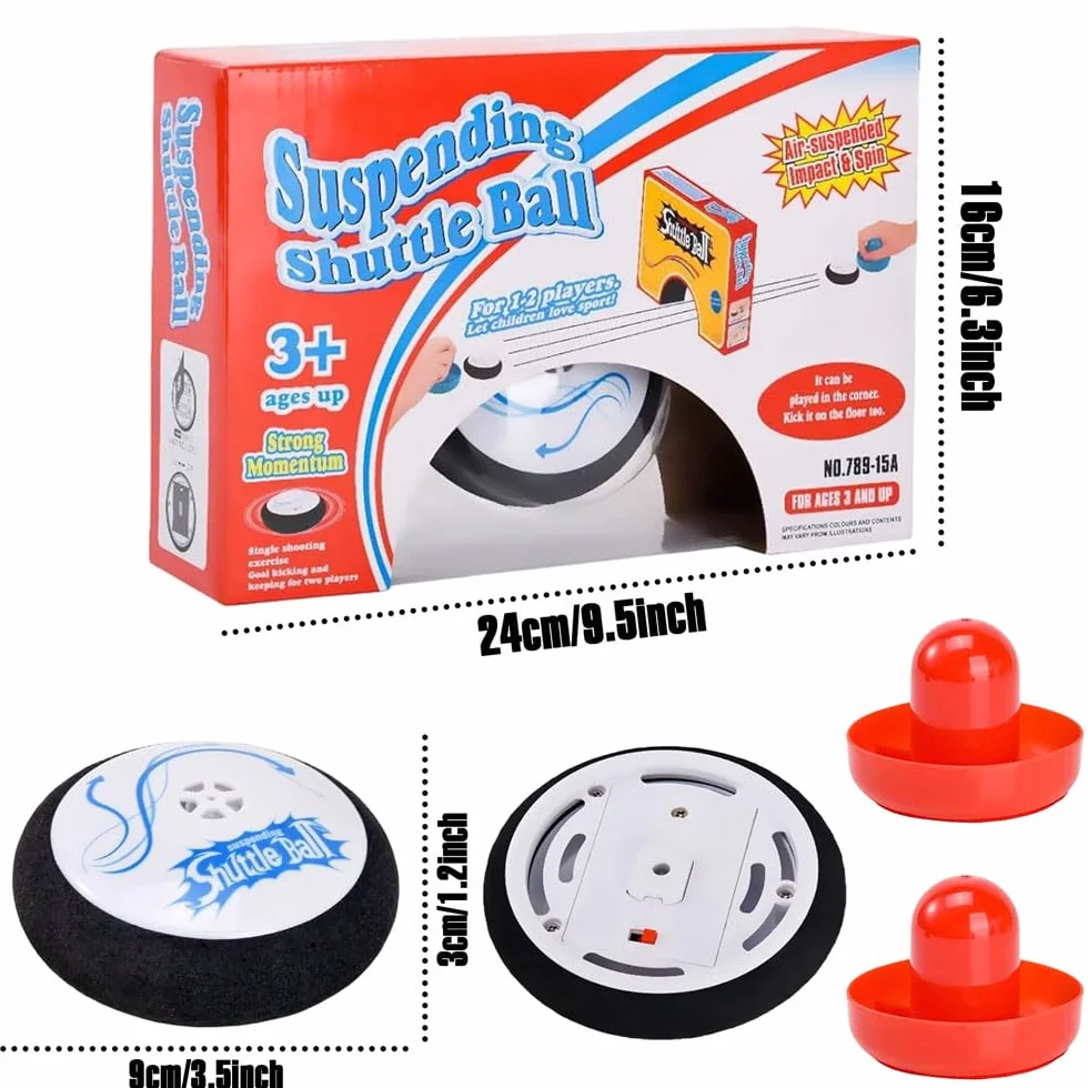 Air Hockey Hover Puck, Hockey Fluttuante Portatile Con 2 Pressioni Rosse Per Hockey Su Aria, Gioco Da Tavolo Per Interni Ed Esterni, Regalo Per Bambini E Adulti