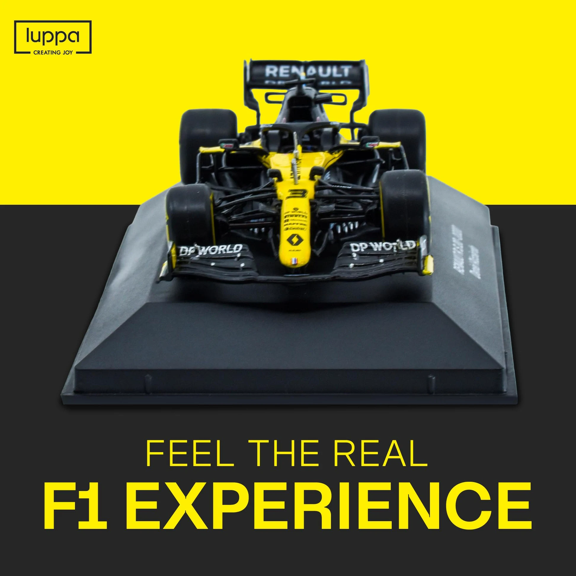 1:43 F1 Team RS20-2020 Collezione Formula 1 Race # 3 Modello Ispirato a Daniel Ricciardo & Esteban Ocon Diecast Modello da collezione