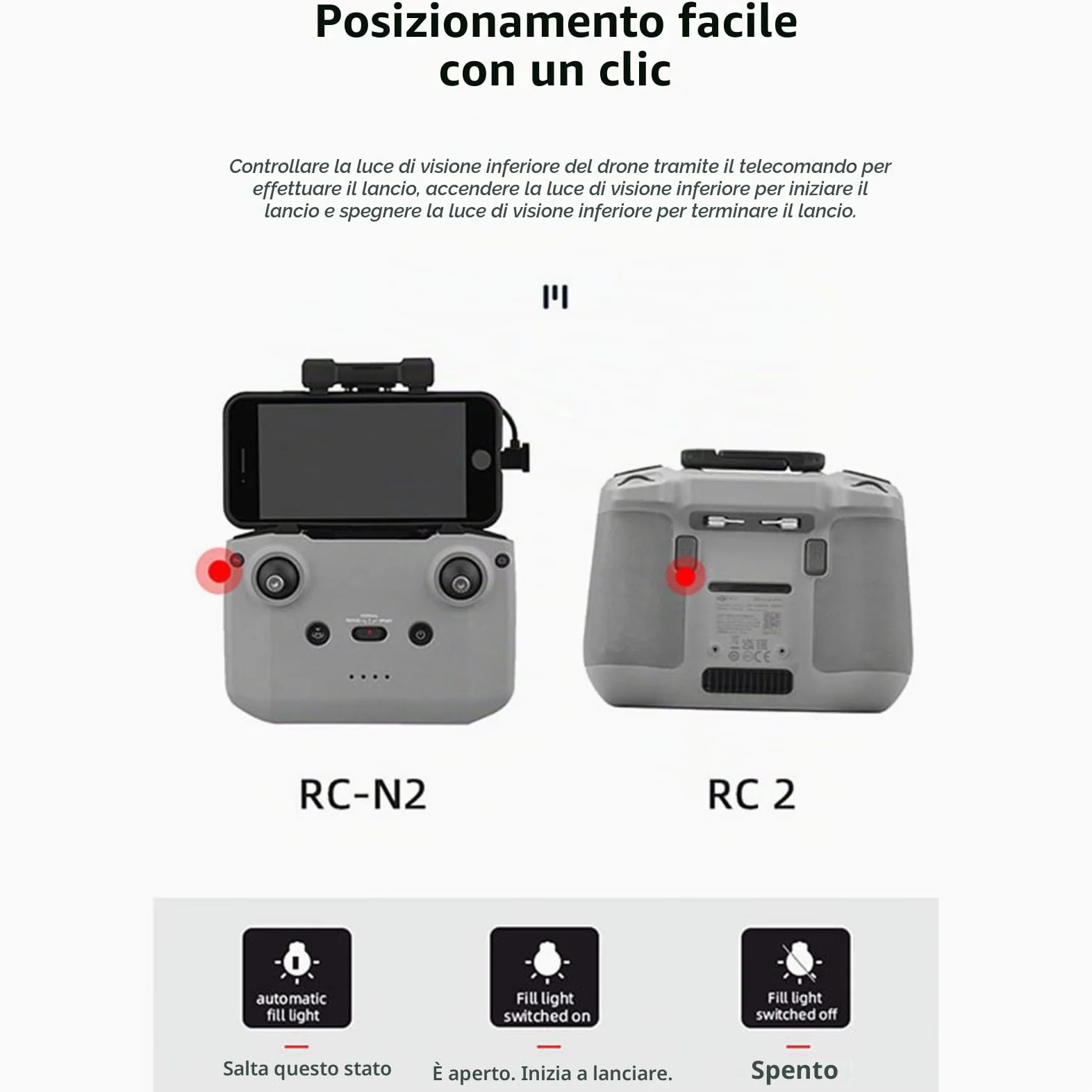 Sistema Airdrop per drone + Carrelli di atterraggio per DJI Air 3 - Lanciatore di carico utile - Trasporto - Dispositivo di sblocco - Dispositivo di caduta - Gambe estese