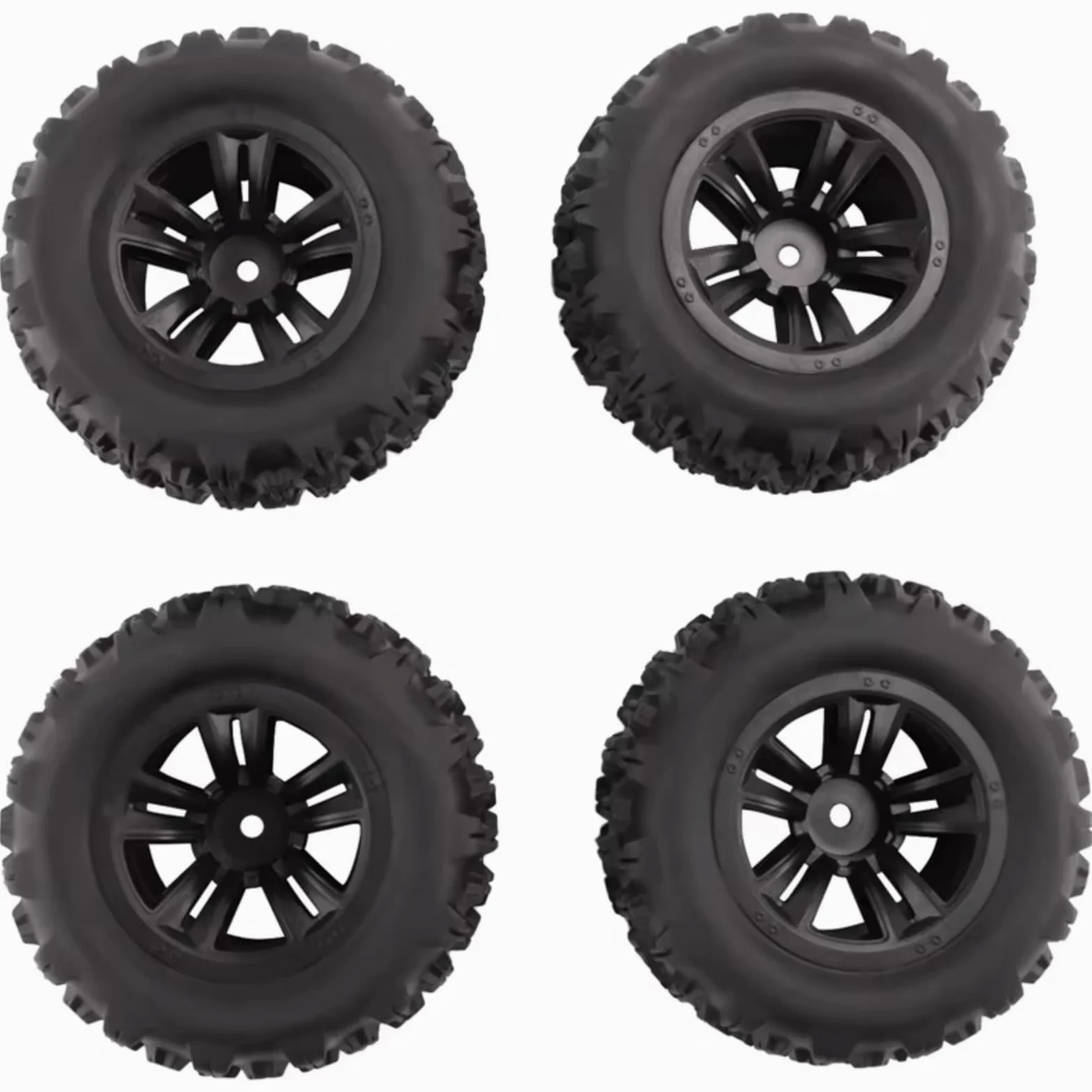 Ricambi Crawler RC Per Go 16207 16208 16209 16210 H16 H16H H16E H16P 1/16 RC Auto Aggiornamenti Parti 4 Pezzi Pneumatici Delle Ruote
