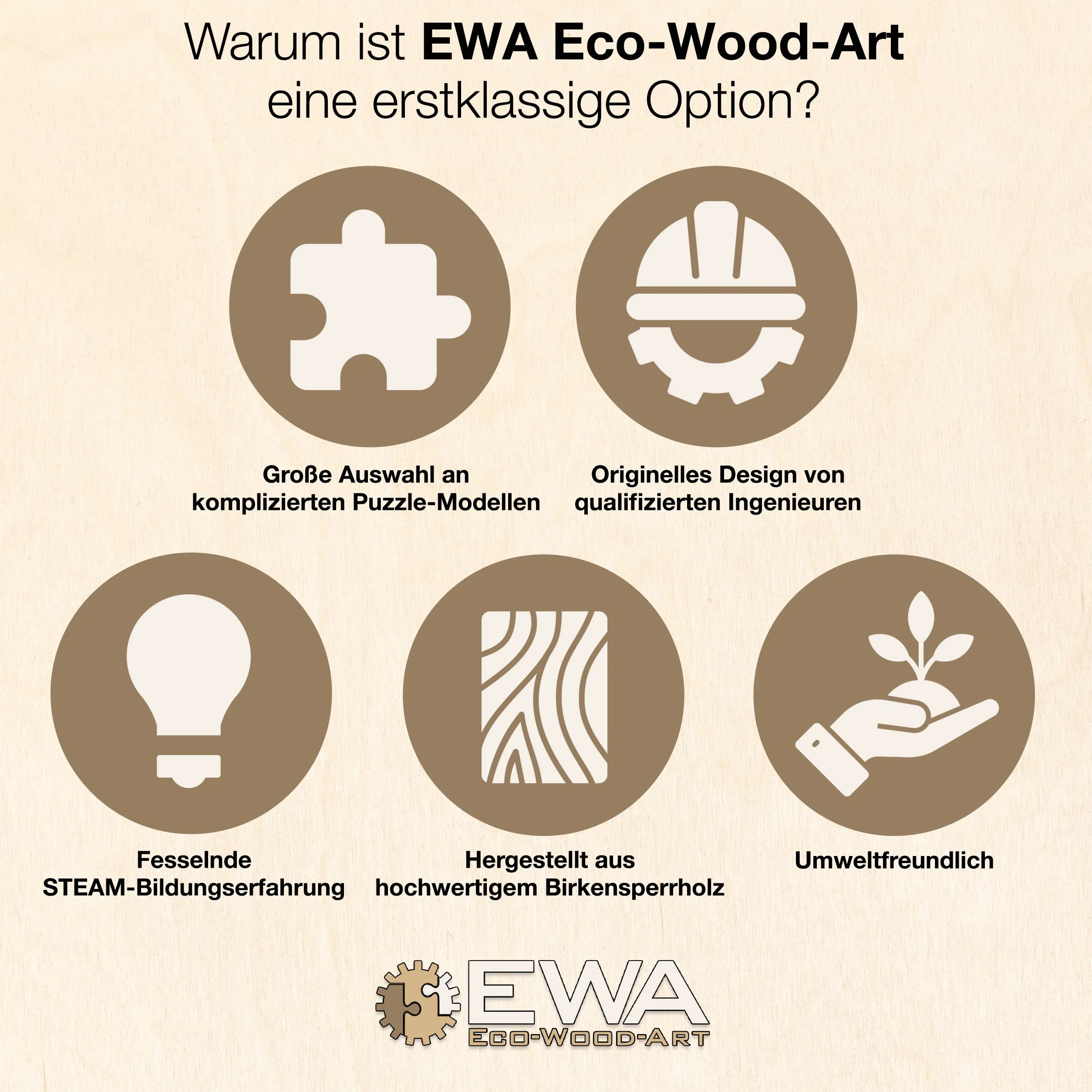 EWA Eco-Wood-Art - Trattore "KIROVETS K-7M" - Puzzle meccanico tridimensionale - Puzzle per adulti e adolescenti - Collezione senza colla - 596 dettagli.