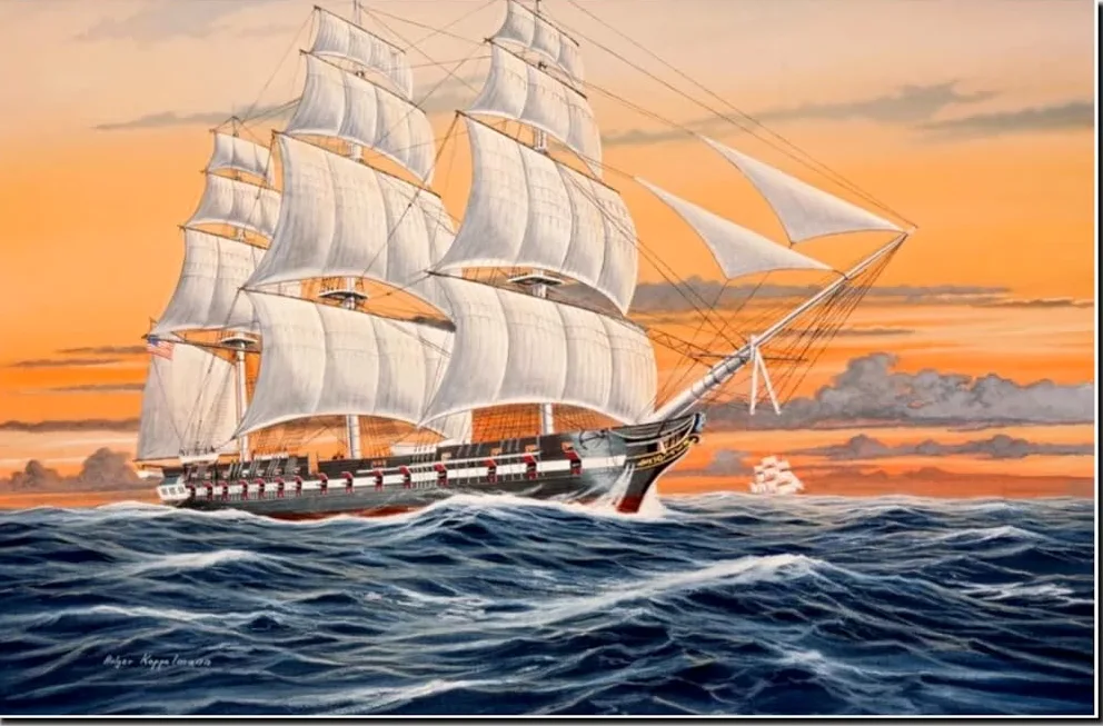 Revell USS Constitution - 250 anni US Navy/Sail 2025 scala 1:96 - Kit modello in plastica non costruita/non verniciata