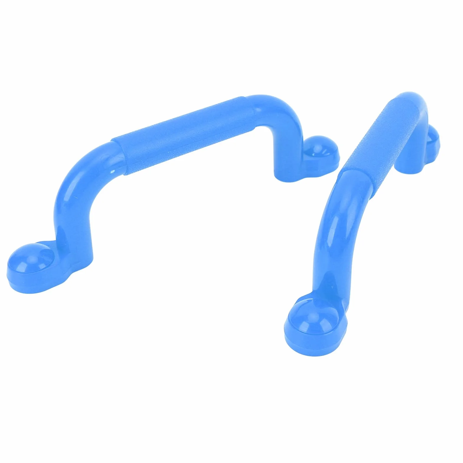 1 paio di maniglie per parco giochi professionali, versatili, antiscivolo, robuste e di grandi dimensioni, per strutture di arrampicata e casette da gioco. (Blu)