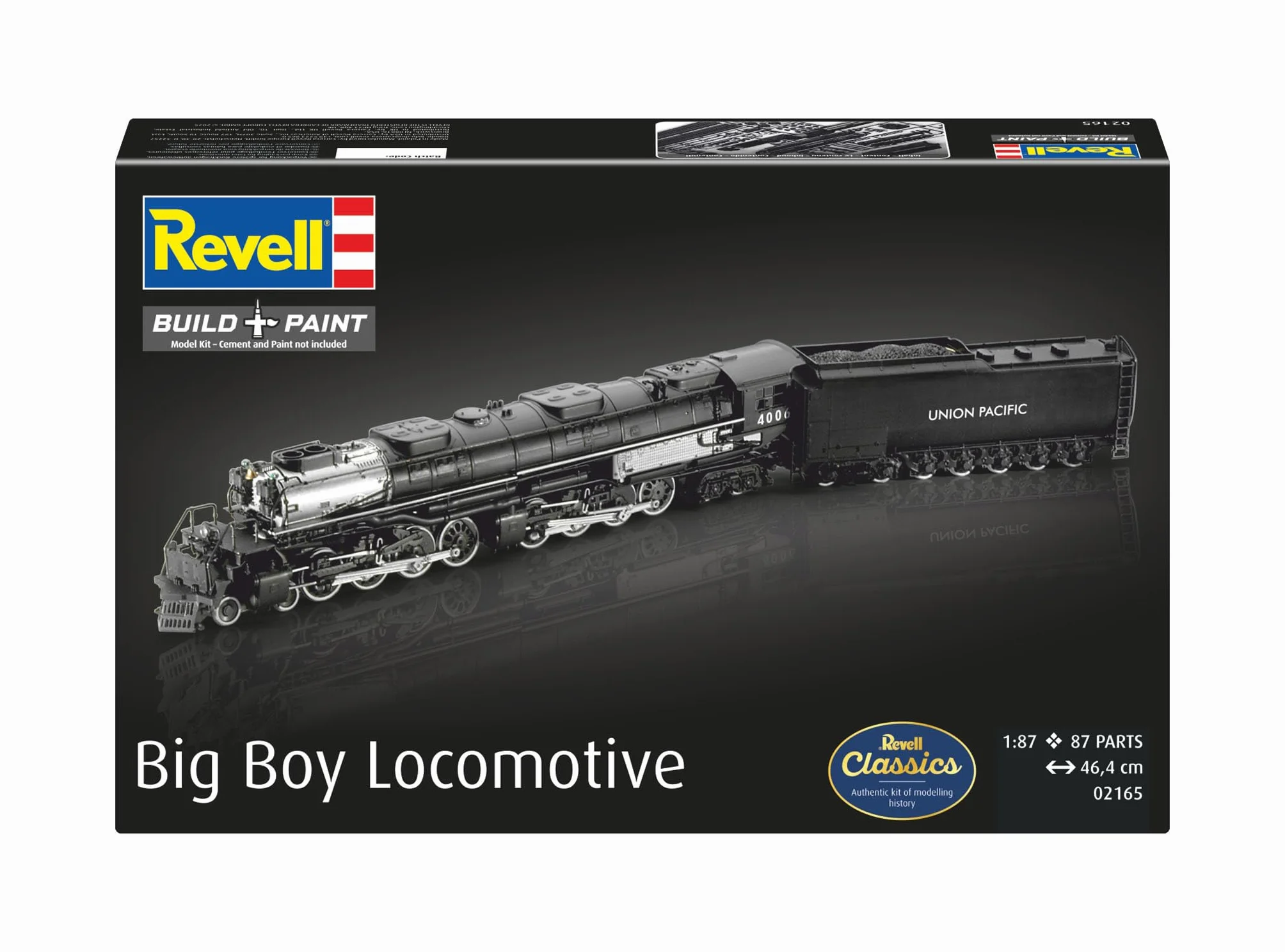 Revell Big Boy Kit di Modello in Plastica Locomotive Scala 1:87