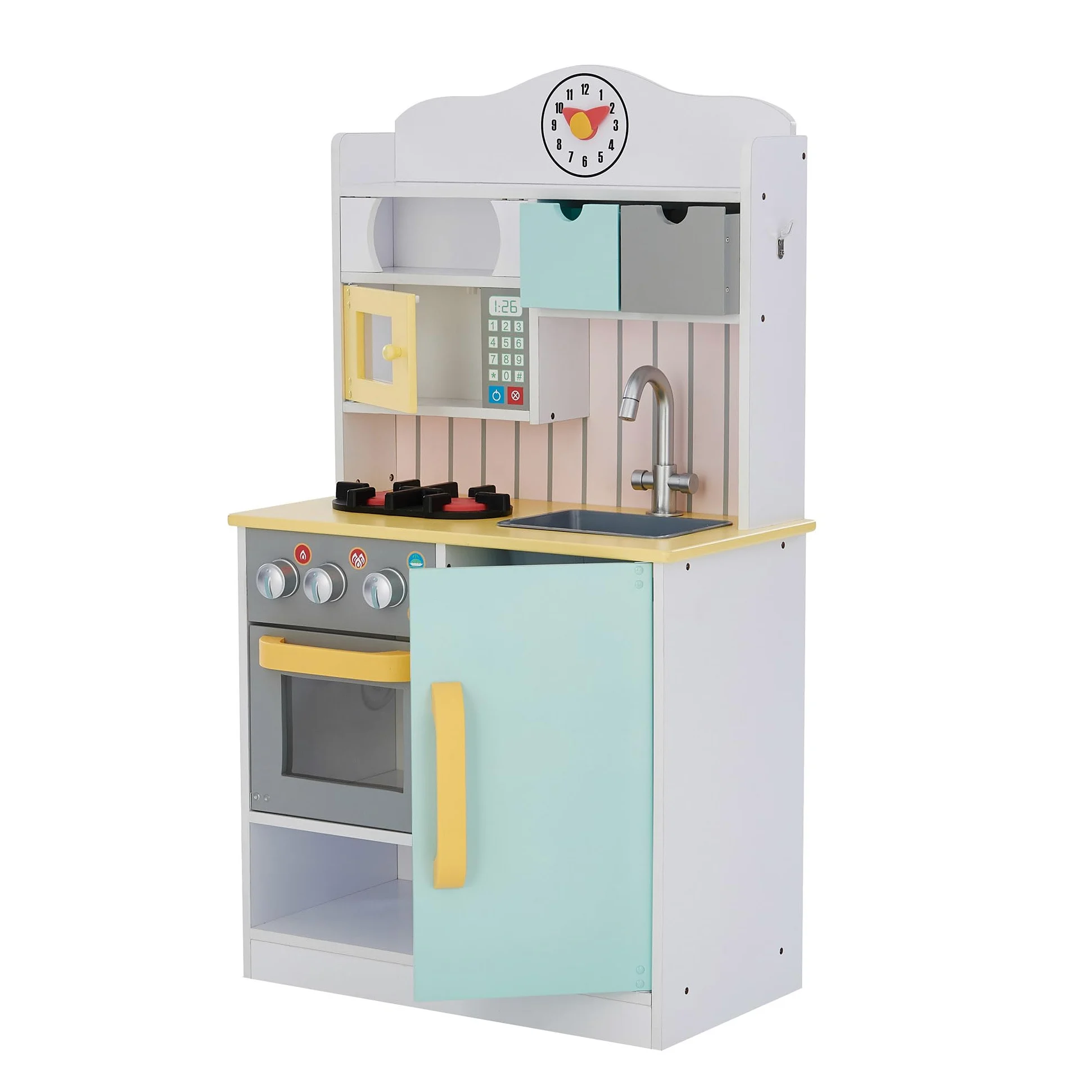 Cucina per Bambini in Legno Gioco Giocattolo Imitazione Teamson Kids TD-11708AR