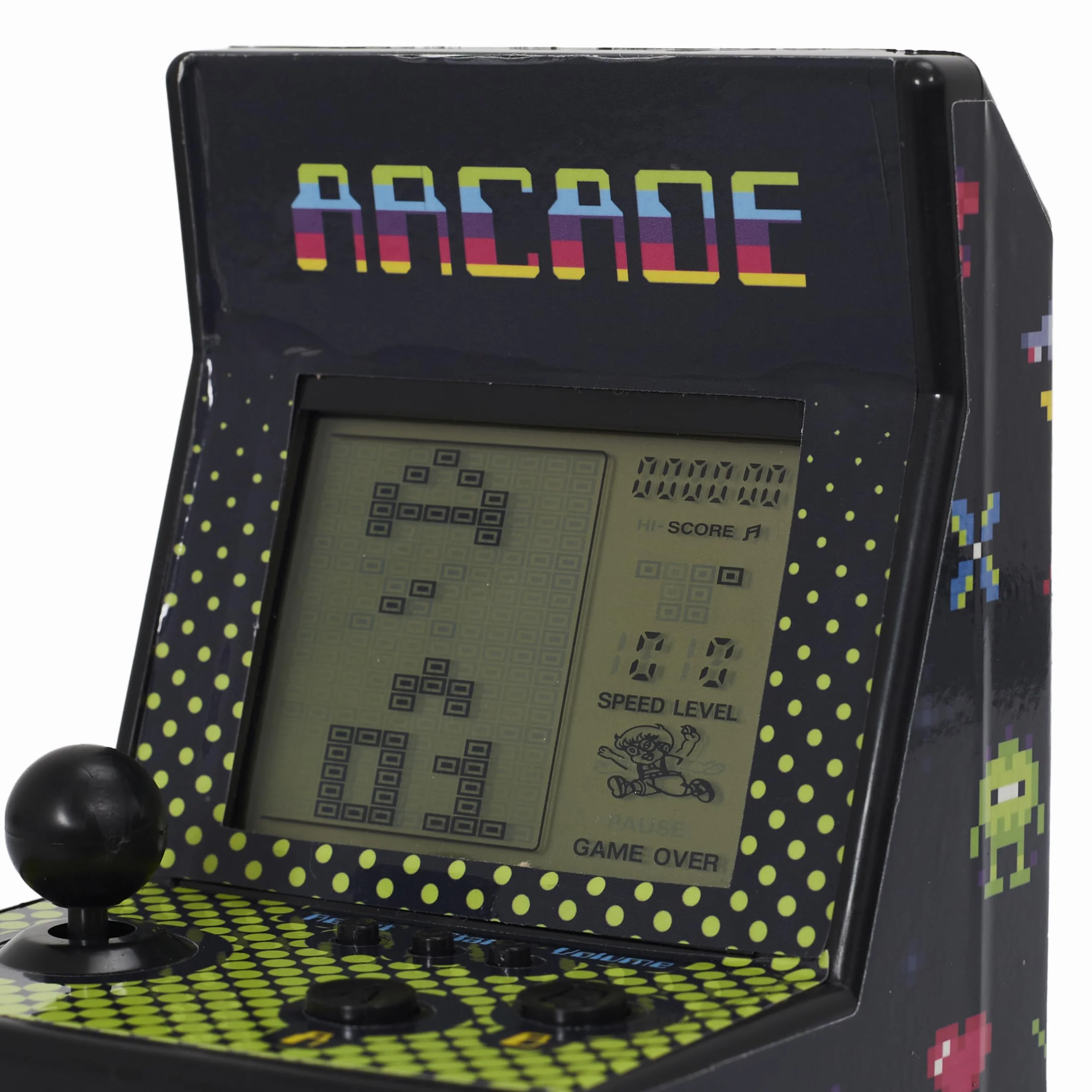Mister Gadget, MG3565, Giochi Arcade 26 Giochi, Console di Gioco retrò con 26 Giochi Integrati, Modello, Colore Nero, Gioco per Adulti, Console retrò con 26 Giochi