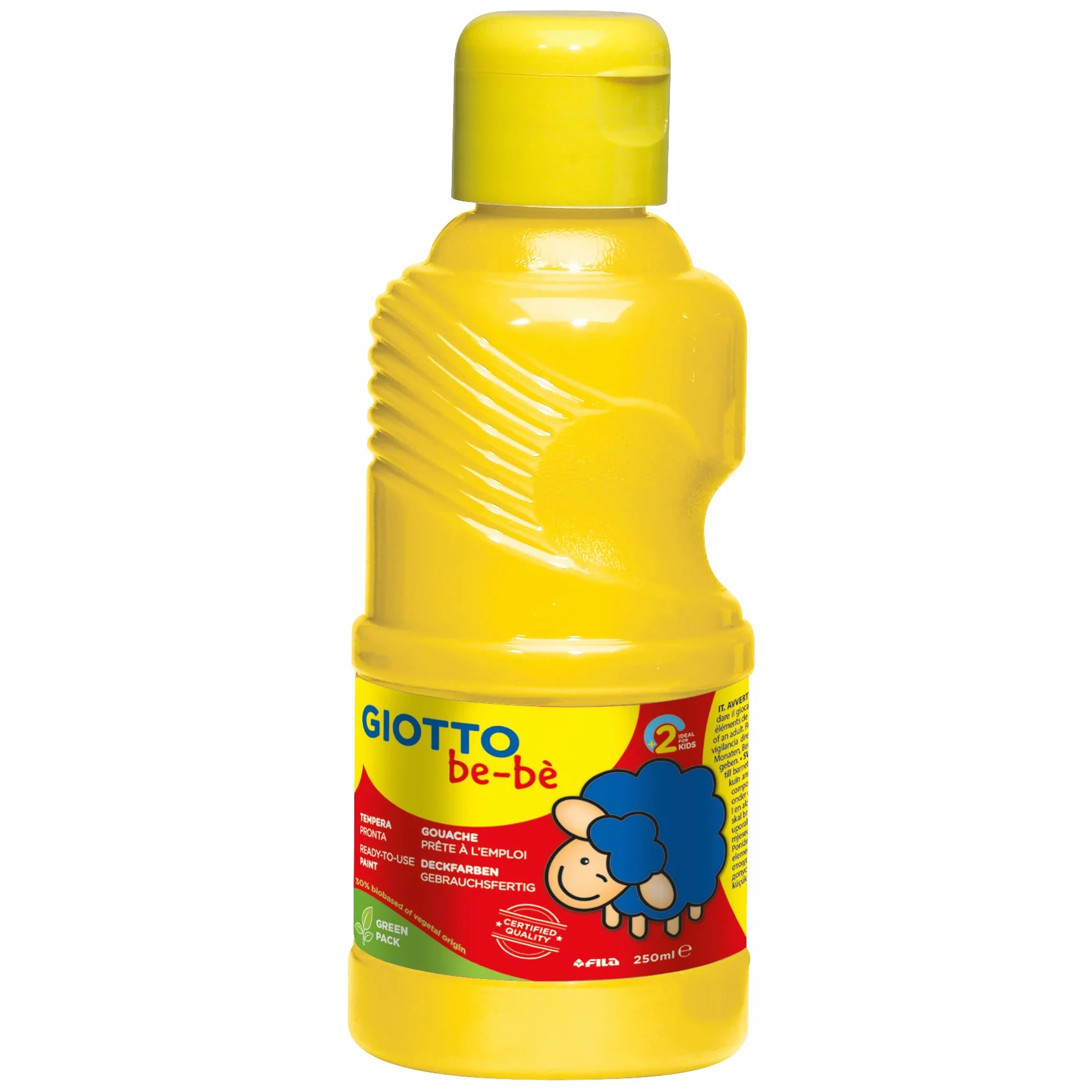 GIOTTO be-bè Super Paint - Assortimento di 8 flaconi di guazzo, 250 ml, assortiti