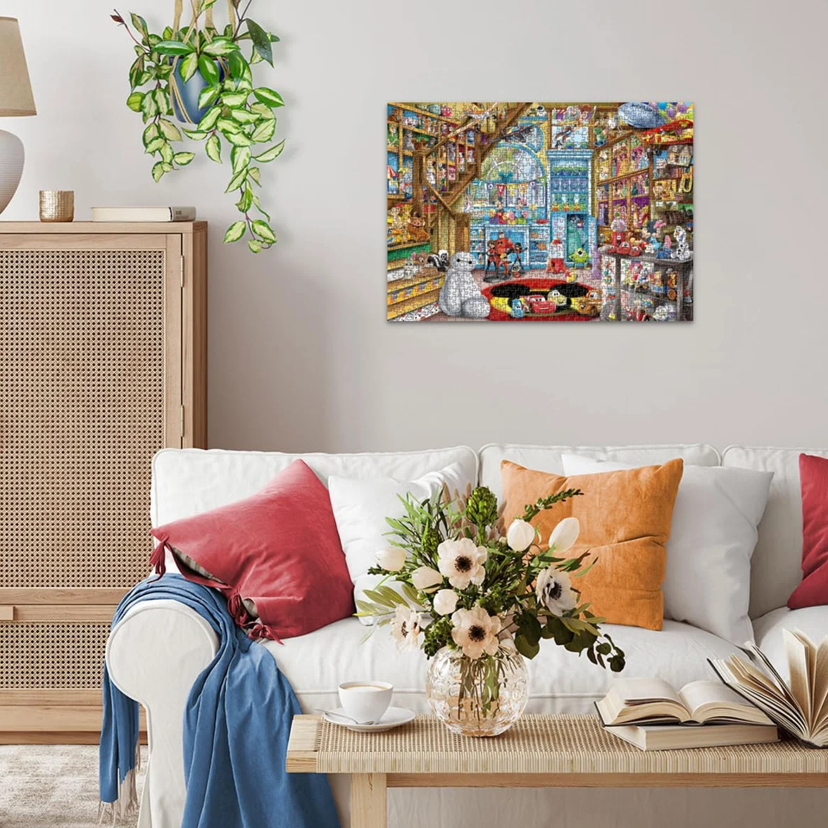 Ravensburger - Puzzle 1000 Pezzi Disney Il Negozio Di Giocattoli | Puzzle Disney 1000 Pezzi Per Adulti E Bambini Con Una Misura Di 70x50 Cm | Regalo Per Adulti E Bambini Da 14 Anni E Più