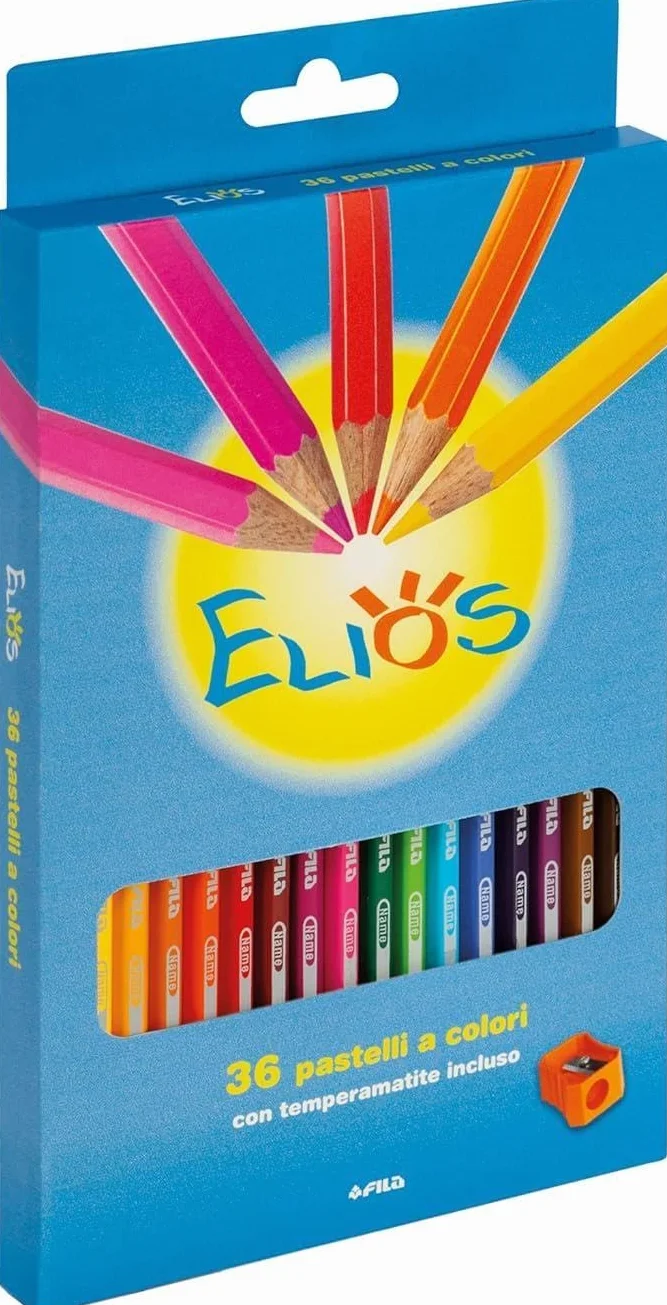 Fila Pastelli Elios 36 Pz + Temperamatite