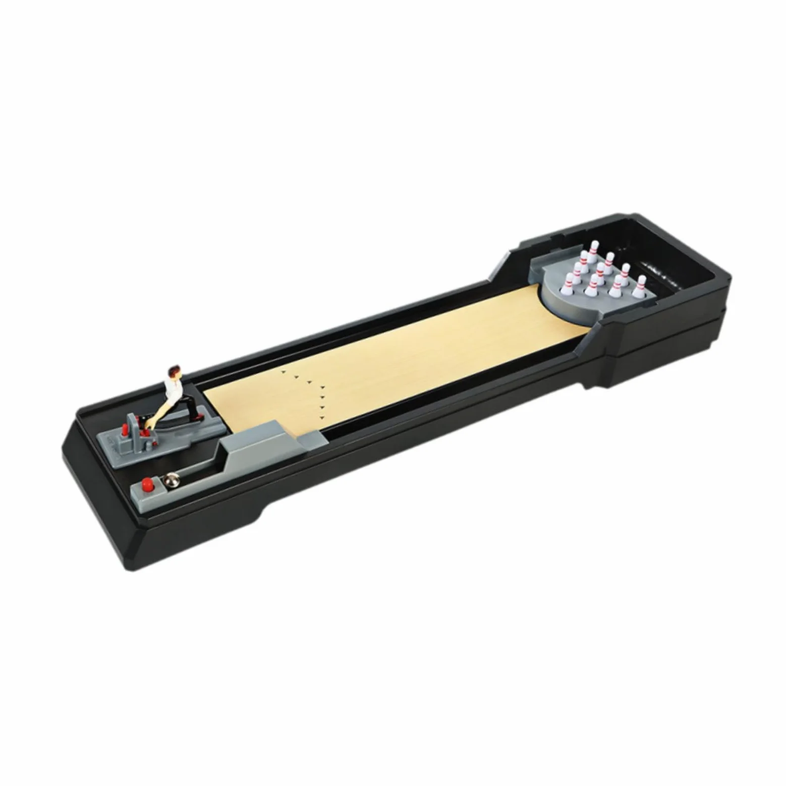 Giocattoli da scrivania per ufficio, tavolo da gioco sportivo, mini set da bowling per divertimento all'aperto e al chiuso, antistress, intrattenimento per bambini e