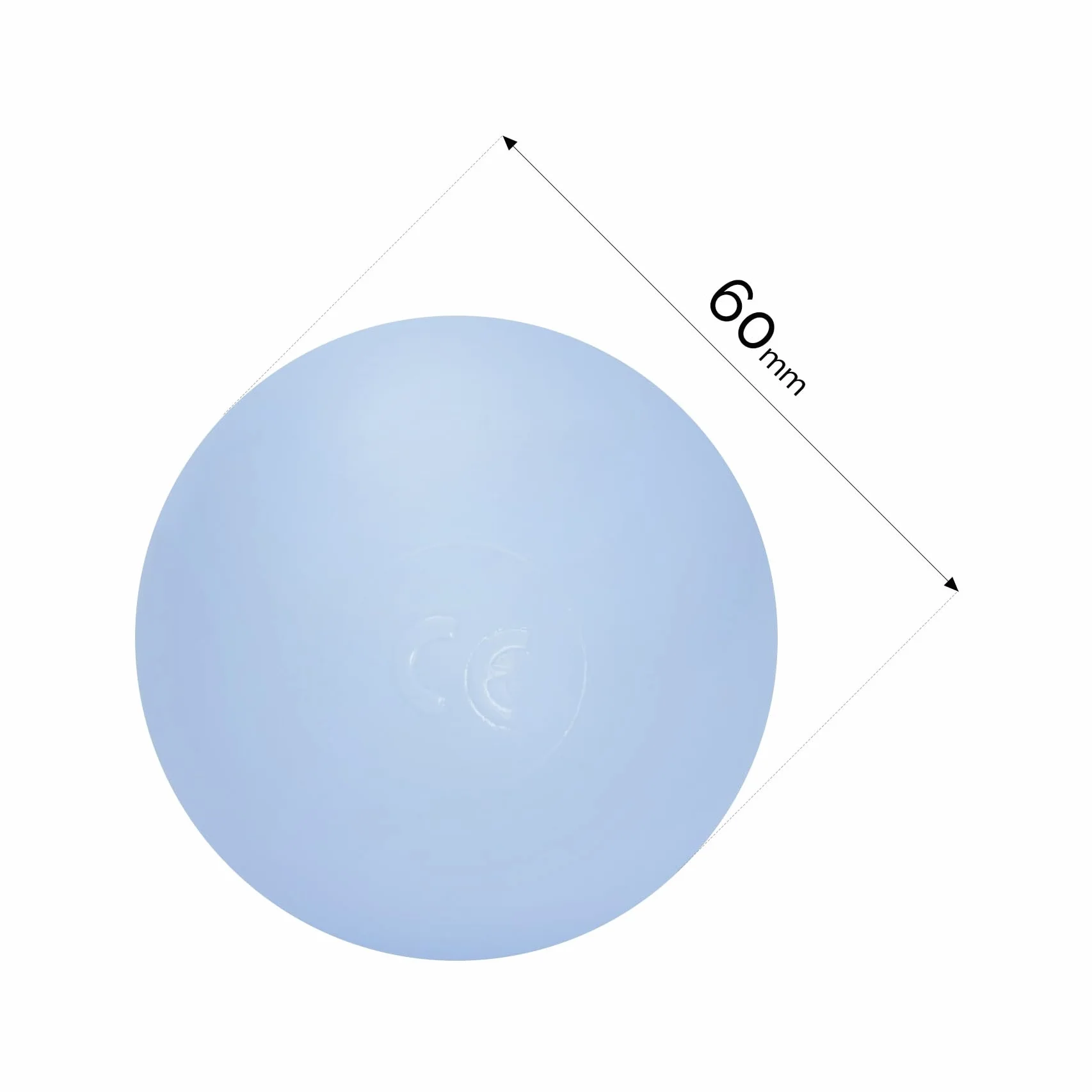 MISIOO Palline da bagno - 300 palline da 6 cm - blu - perla - argento - palline morbide e non tossiche - giocattoli per bambini. Perfetto per il gioco creativo e la promozione delle capacità motorie