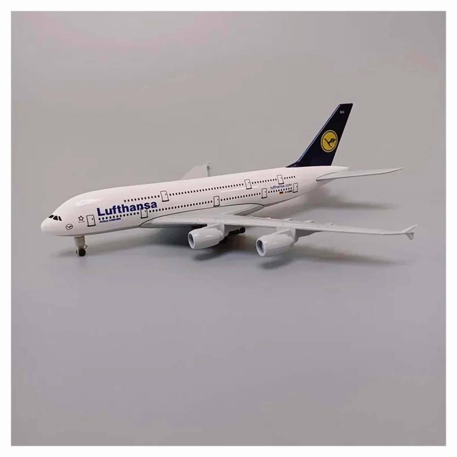 Kit Modello Di Aereo Pressofuso Da 20 Cm Per British Airways Airbus 380 A380 Per Regalo Collezione Appassionati Aviazione Modello di Aereo in lega