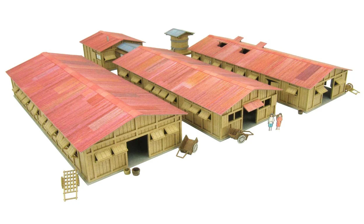Sankei MK07-30 Studio Ghibli Mysterious Town Away 7 Paper Craft