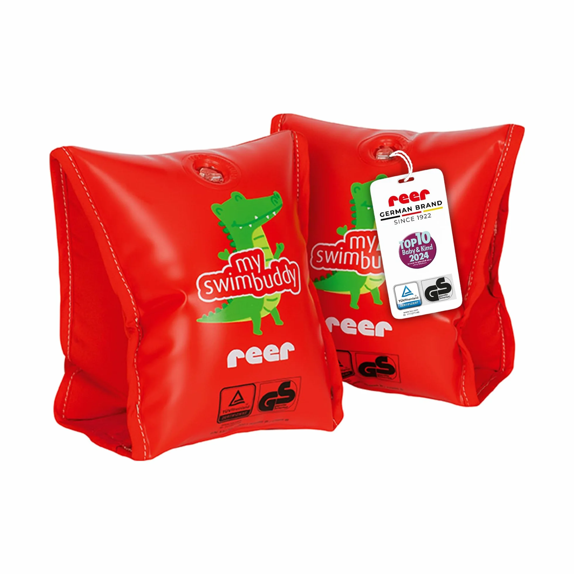 reer myswimbuddy galleggianti | aiuto per il nuoto per neonati e bambini | inserto in tessuto extra morbido | apprendimento sicuro | 11-30 kg