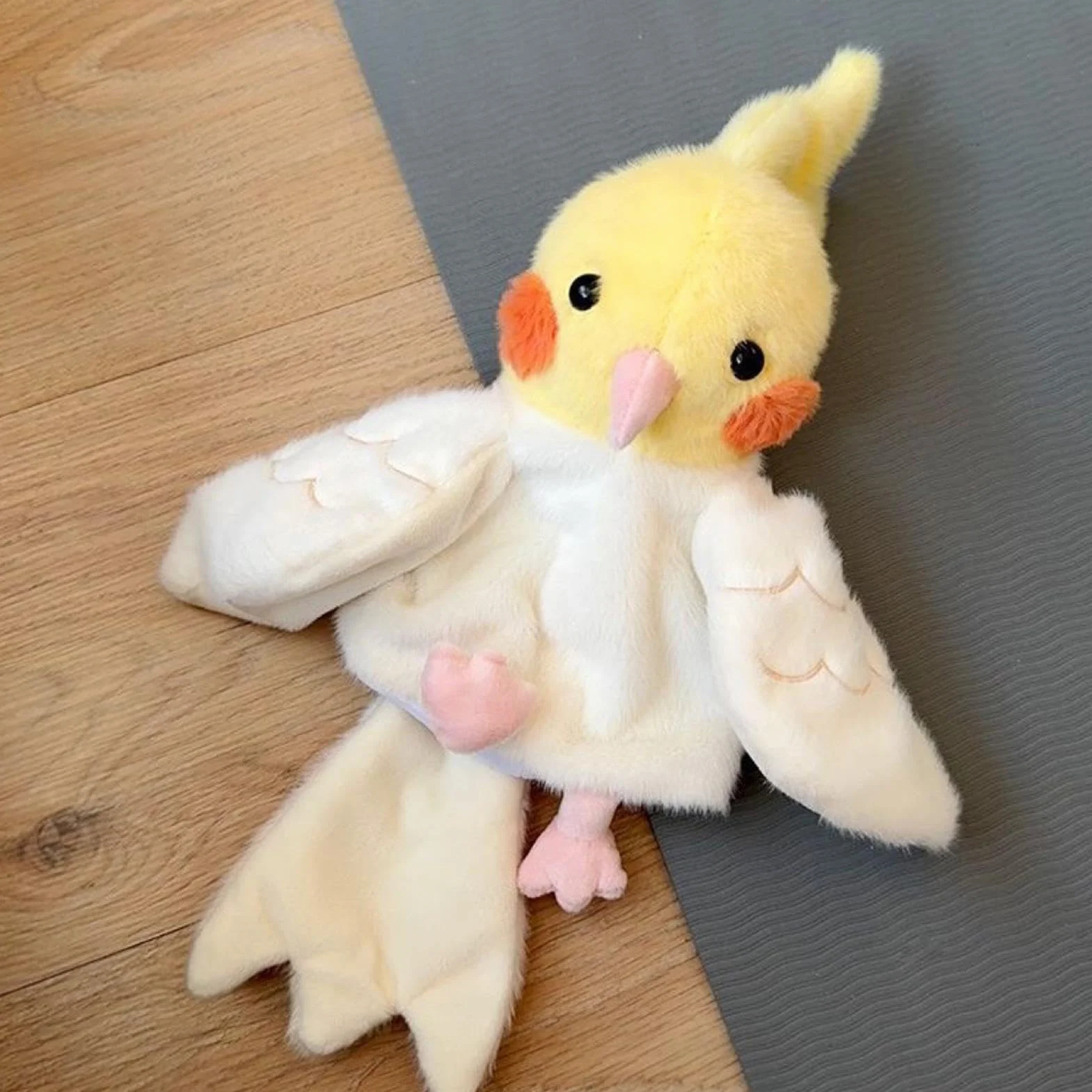 PACCHIO PARRROT TRAVE INTERACTIVE PEACHIO Burattino a mano animale peluche per animali domestici giocattolo imbalsamato per bambini ragazzi