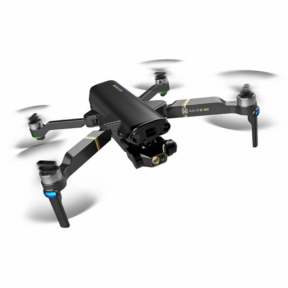 GUYANA Droni GPS Quadcopter Pieghevoli con Fotocamera HD 8K - Distanza Telecomando 1,2 Km - Motori brushless EIS Anti-Shake 5G FPV Drone per Adulti