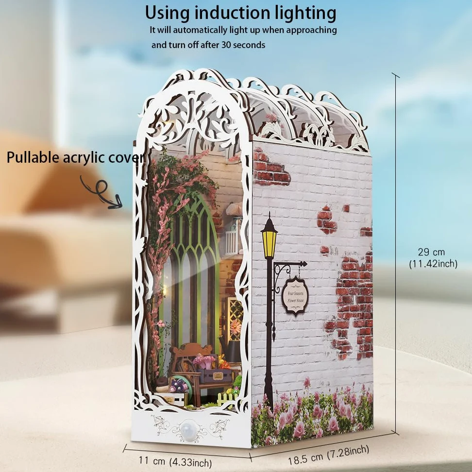 Kit in miniatura per adulti, kit di modellismo, puzzle in legno, adatto per regali creativi di compleanno e Natale