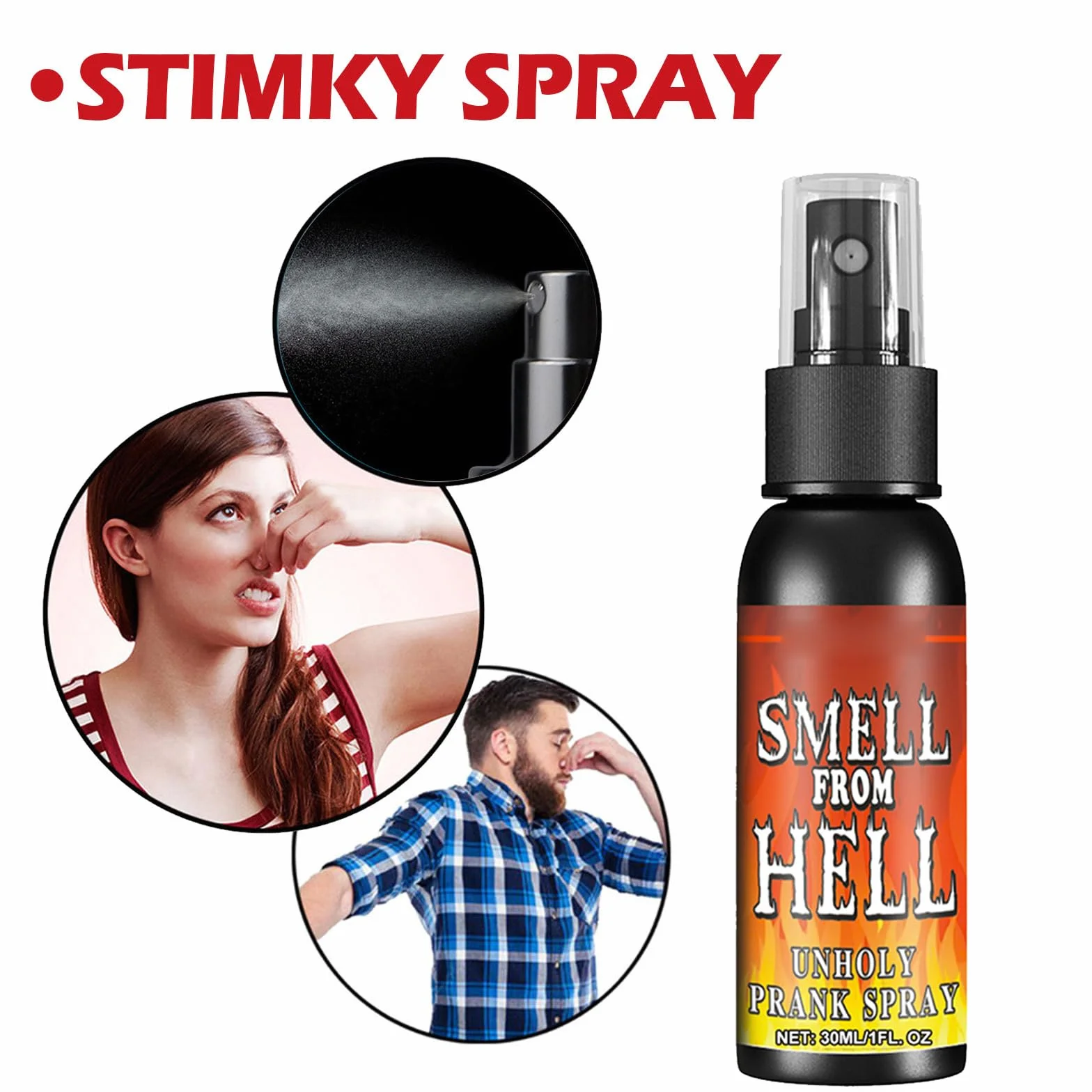 Spray Puzzolente Liquido,Spray Scoreggia Puzzolente,Spray Scherzo Fart,Spray per Scoregge Liquido,Liquido Puzzolente Pesce,Puzzolenti Scherzo Scoreggia,Fialette Puzzolenti 30ML