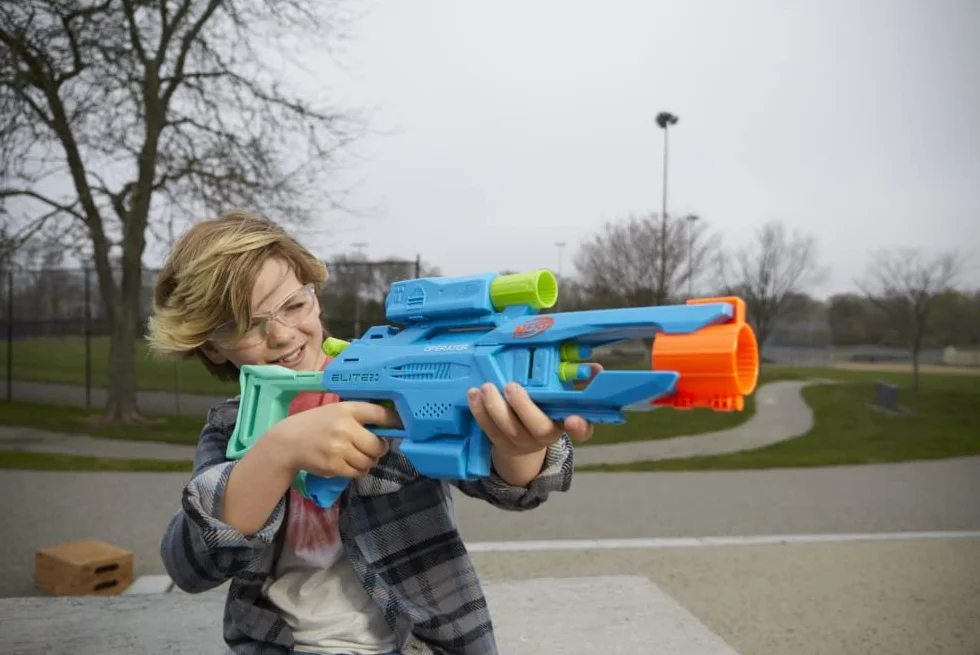 Pack tactique Nerf Elite 2.0 - NERF - Operator DB-2, Trio TD-3, Ace SD-1 - 20 fléchettes incluses
