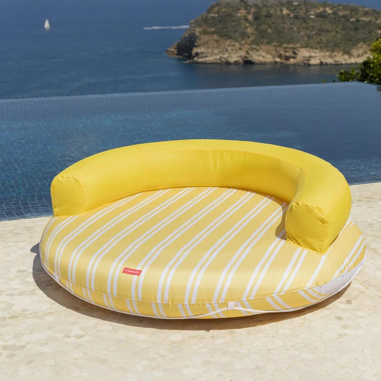 Flamingueo Materassino Gonfiabile - Gonfiabile Mare - Extra Grande - Struttura Interna in PVC - Rivestimento Esterno in Poliestere