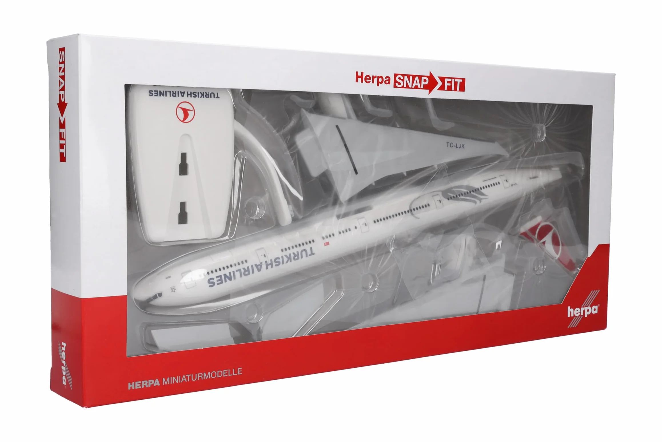 Herpa Turkish Airlines Boeing 777-300ER TC-LJK Izmir 1:200 Snap-Fit