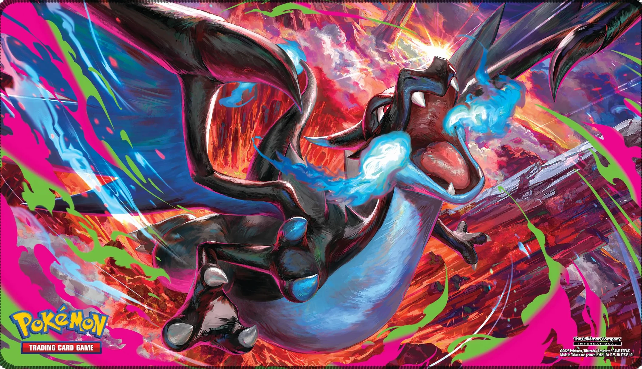 Pokémon GCC: Collezione Ultra Premium Mega Charizard X-ex con 2 carte olografiche, 18 buste espansione e accessori premium
