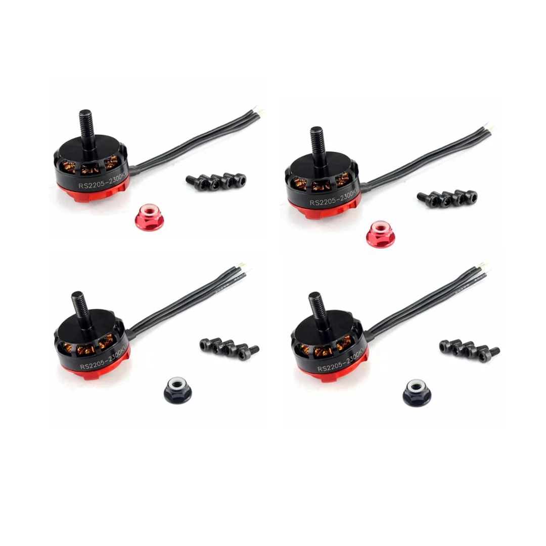 QWinOut RS2205 2300kv RC Racing Drone Motors CW CCW Motore Motore per fai da te Quadcopter FPV RC Aircraft Ricambio (2 pz CCW+2 pz)