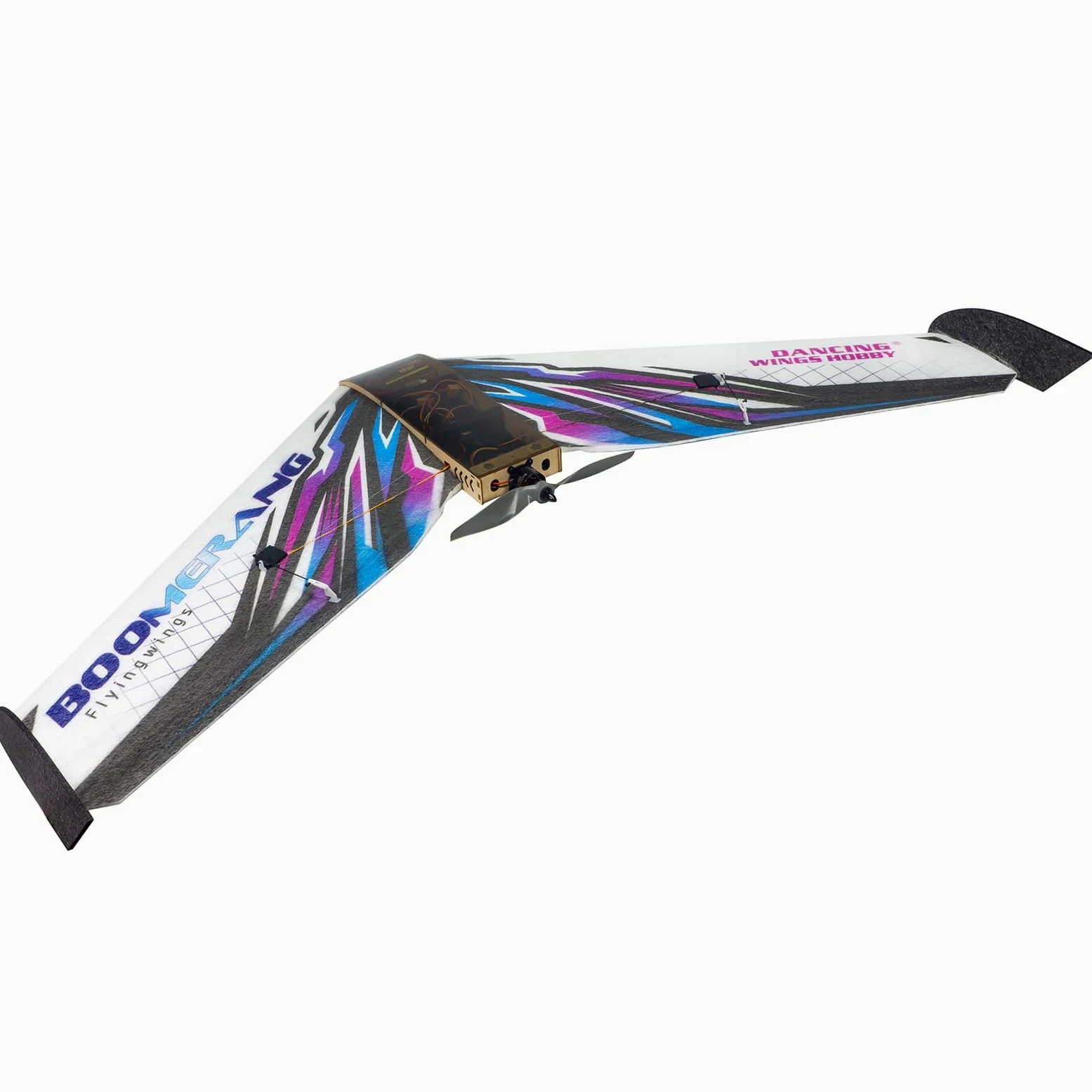 Kit Aliante per Aereo RC, Apertura Alare 1.114 Mm, Lunghezza 550 Mm, con Motore Ed, Funzioni di Volo Stabili per Assemblaggio Educativo, Appassionati di Telecomando, Blu (-2)