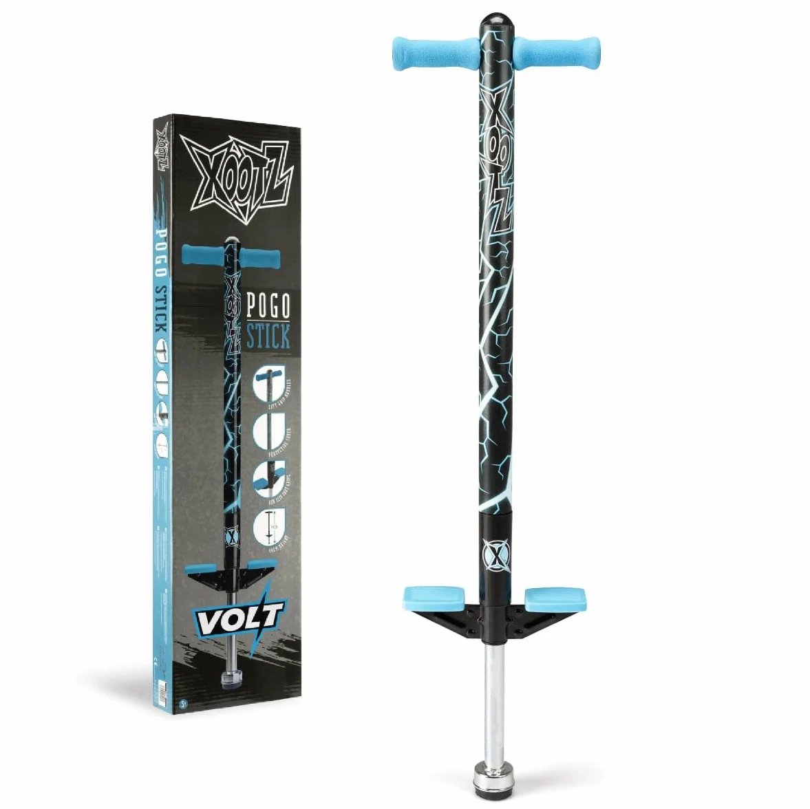 Xootz- Pogo Stick, Colore Blu, 5031470253073