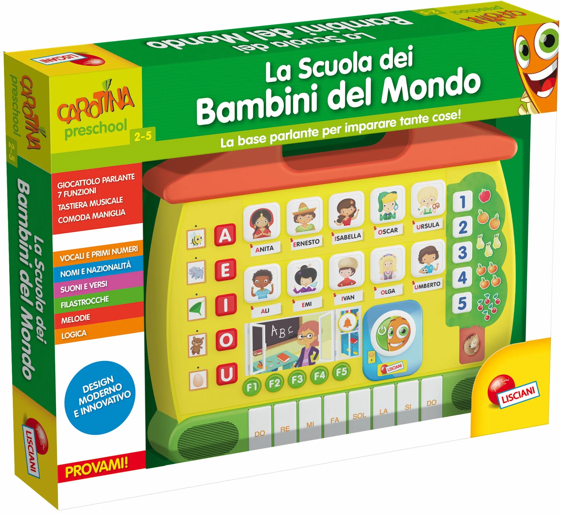 Lisciani Giochi 49837 - Carotina La Scuola dei Bambini del Mondo