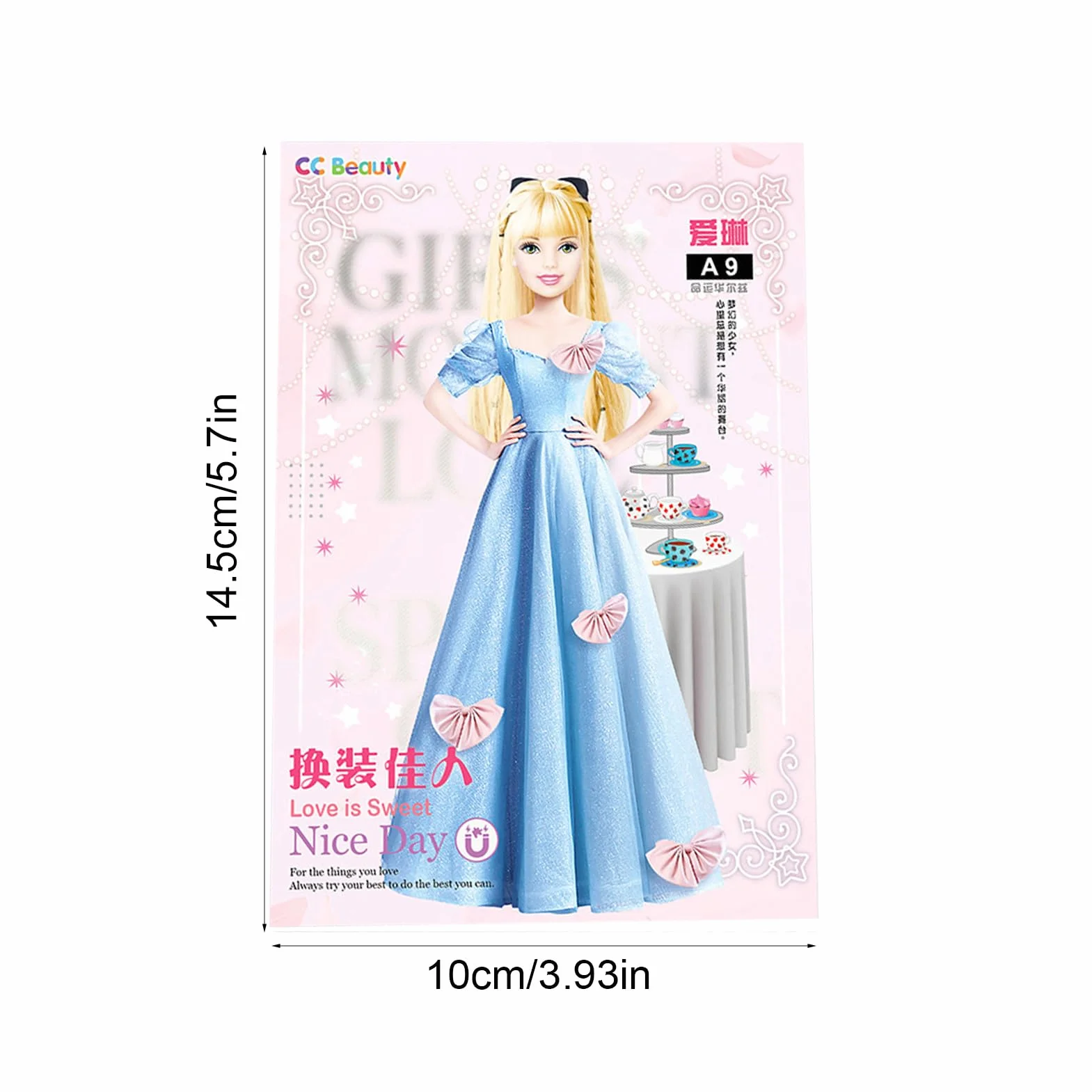 Giochi di vestire magnetici, giochi di vestire magnetici, Gioco di abbinamento di vestiti rilassante e divertente, Puzzle magnetico per la principessa, regalo di Natale di compleanno facile da
