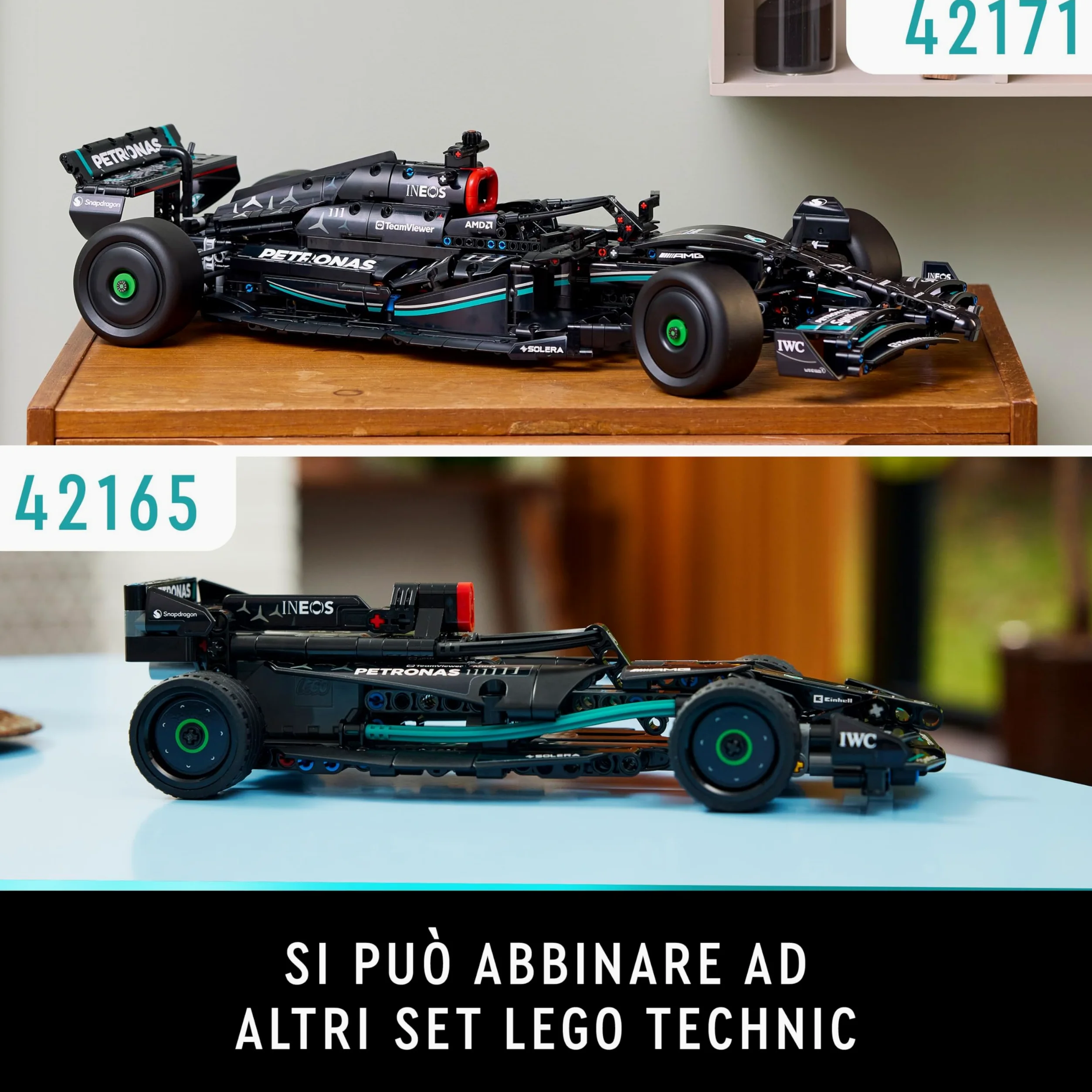 LEGO Technic Mercedes-AMG F1 W14 E Performance, Modellino da Costruire di Auto da Corsa per Adulti, Macchina in Scala 1:8, Kit Modellismo Supercar, Idea Regalo per Lui, Lei, Marito o Moglie 42171