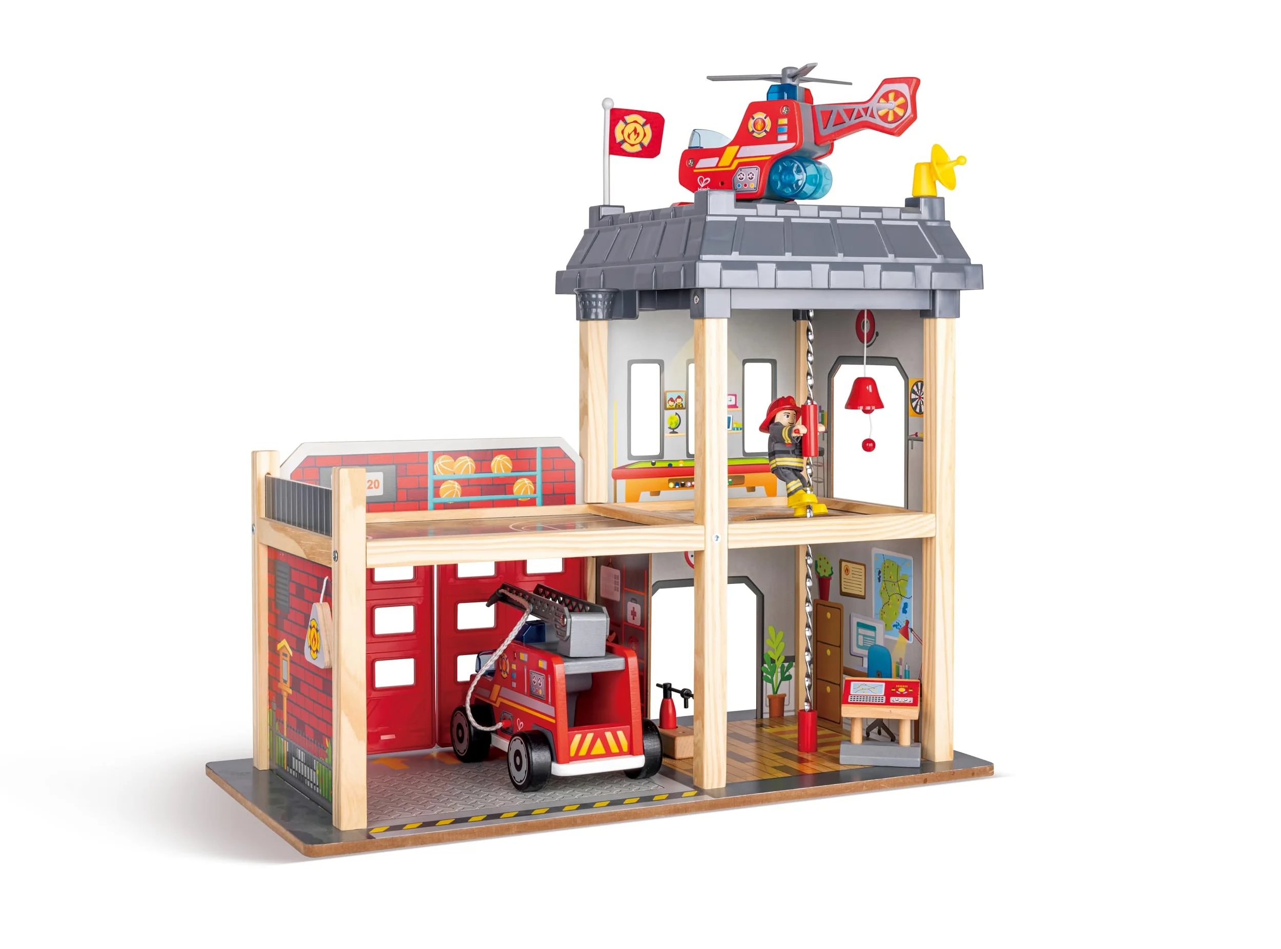 Hape Caserma dei Pompieri | Casa in Legno per Bambini