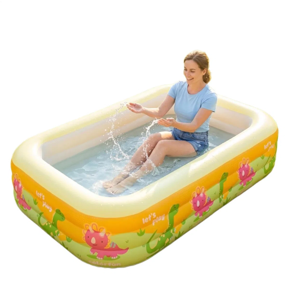 Piscina gonfiabile - piscina gonfiabile a grandezza naturale | Stamp