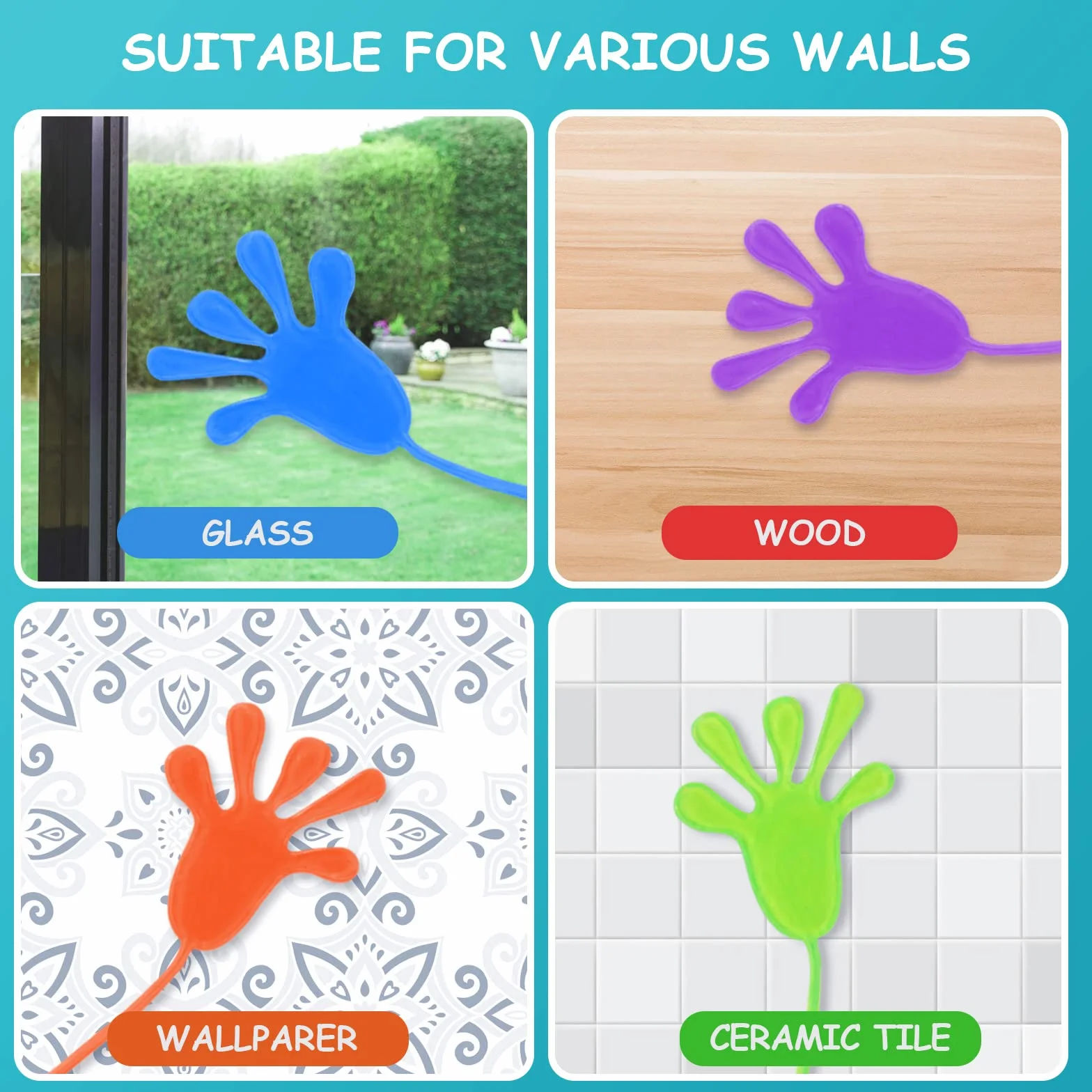 Ainiv Sticky Hands 20 Pezzi Giocattoli per Bambini Decompressione