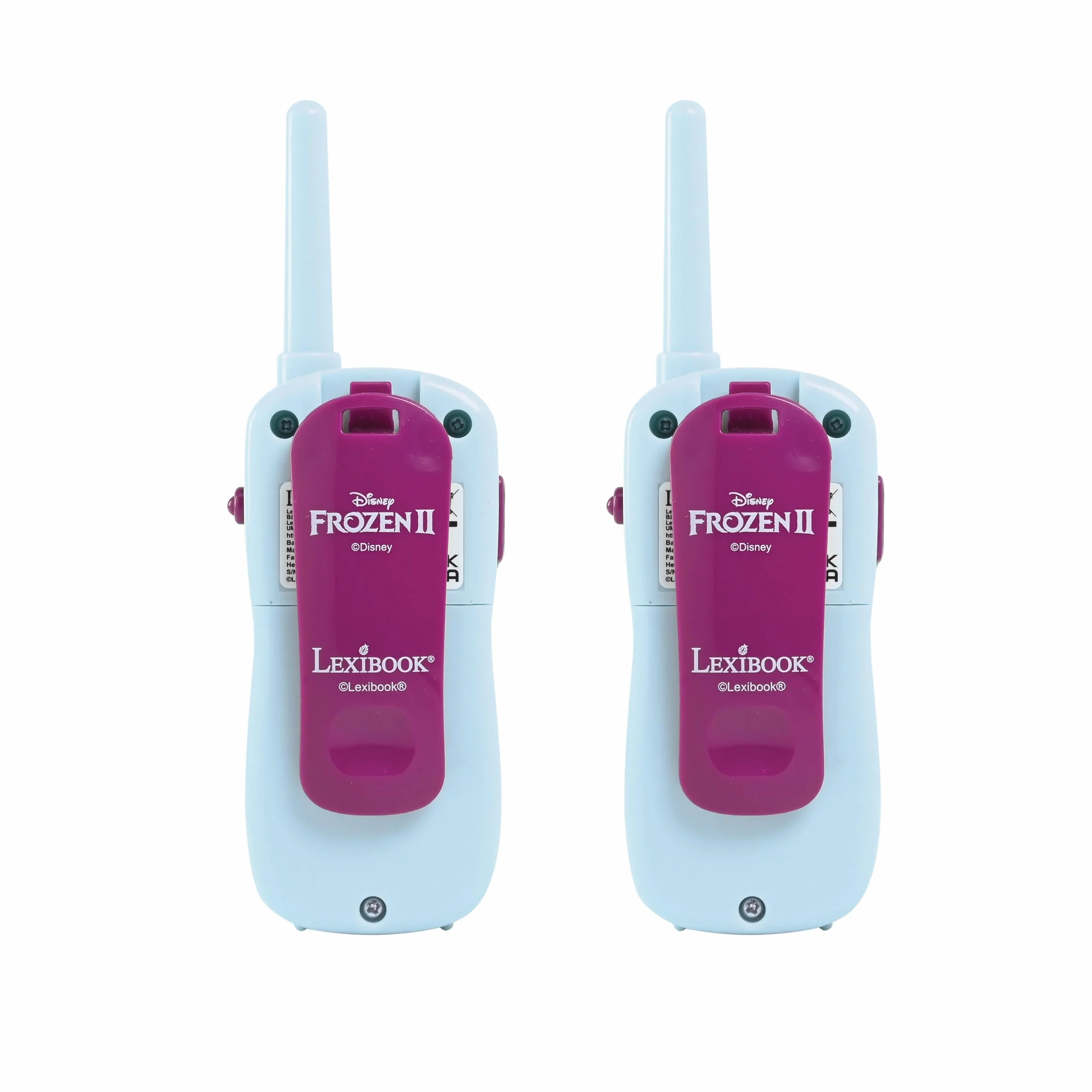 Lexibook Walkie-Talkie Frozen TW11FZ Gioco di Comunicazione per Bambini a Batteria Blu/Viola