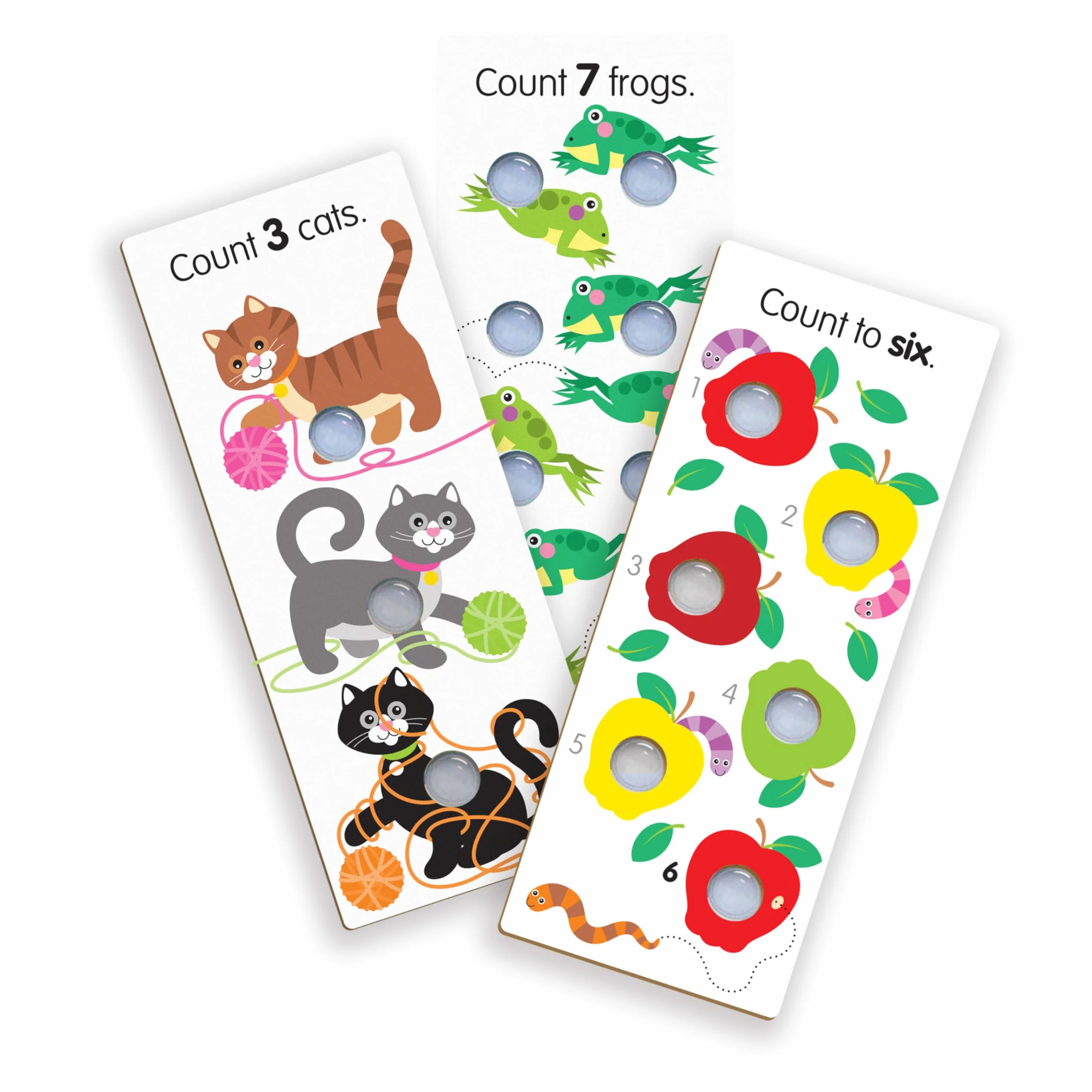 Melissa & Doug Poke-a-Dot! Numeri, forme e colori, carte di apprendimento jumbo, 13 schede flash interattive su entrambi i lati, attività educative per bambini e bambini in età prescolare, età 1+