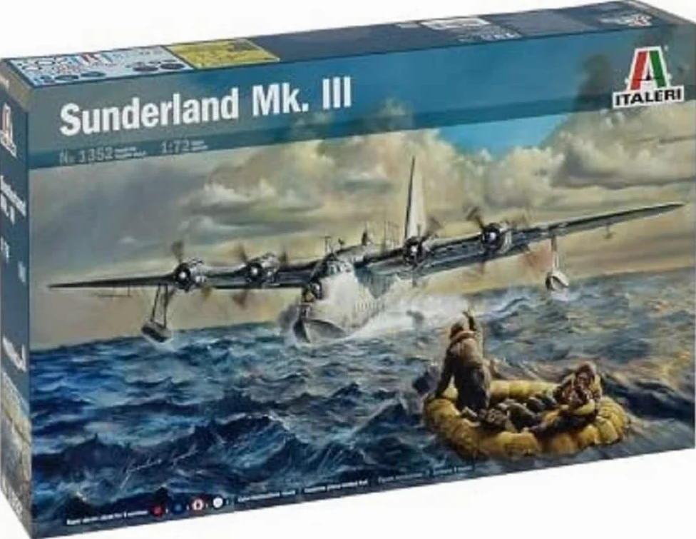 Italeri 1352 - Sunderland Mk.III Model Kit Scala 1:72