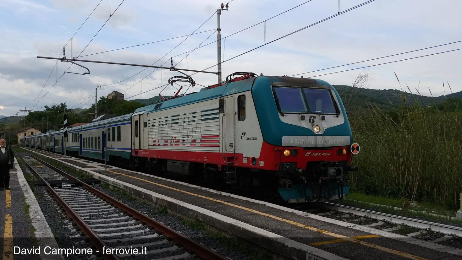 FS Trenitalia E464 464 livrea speciale Quattroseiquattro epoca VI