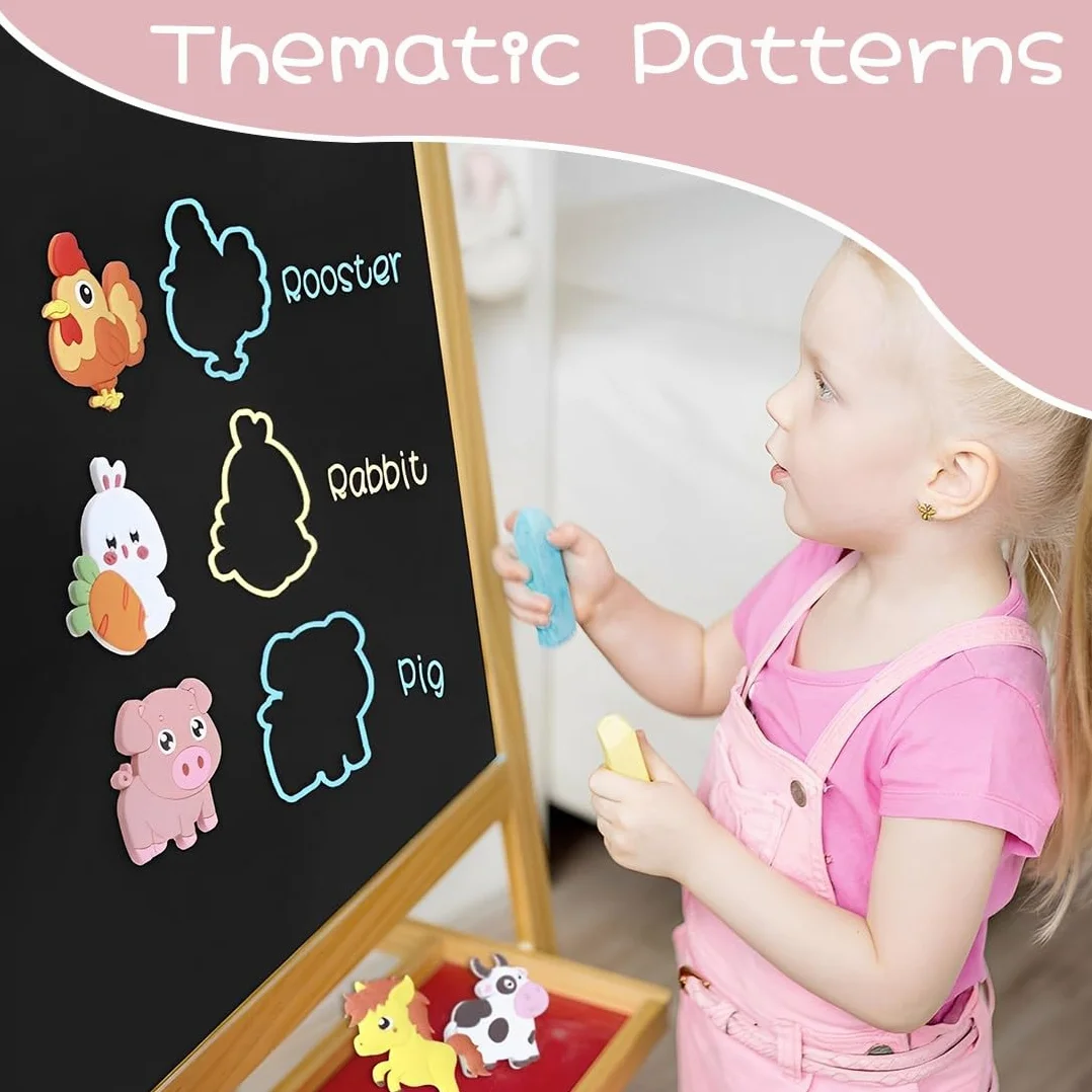 JEYORZY 8 Pcs Magneti da Frigorifero per Bambini, Magneti Bambini 1-3 Anni, Regalo Educativo, Decorazione per Casa, Scuola e Ufficio