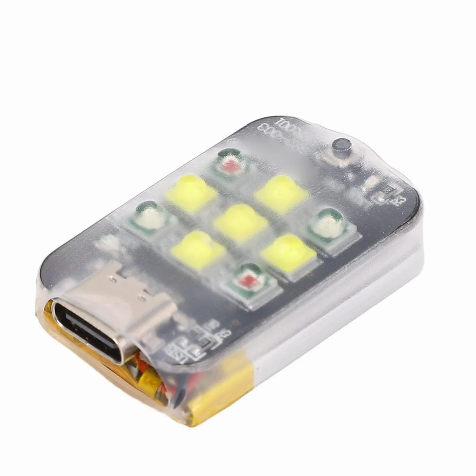 Jiawu Luce Stroboscopica per Droni, 9 LED Luminosi Luce Anti-collisione a 3 Colori, Luci Stroboscopiche a LED Leggere per Droni per la Serie Avata, Facile da Installare
