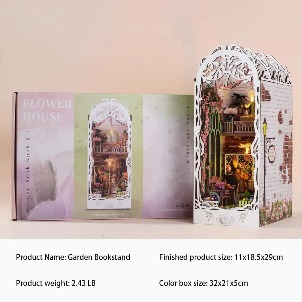 Kit in miniatura per adulti, kit di modellismo, puzzle in legno, adatto per regali creativi di compleanno e Natale