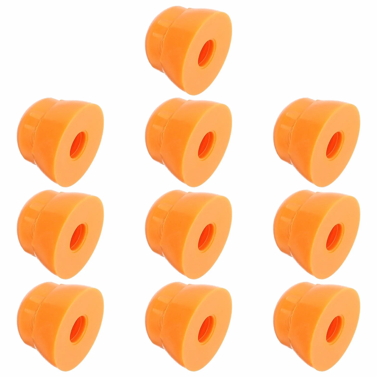 UPKOCH Tappi di Sicurezza per Bulloni Parco Giochi, Copridadi in Plastica Arancione, Set da 10 Pezzi, Protezione Attrezzature Bambini per Scivoli e Altalene All'aperto