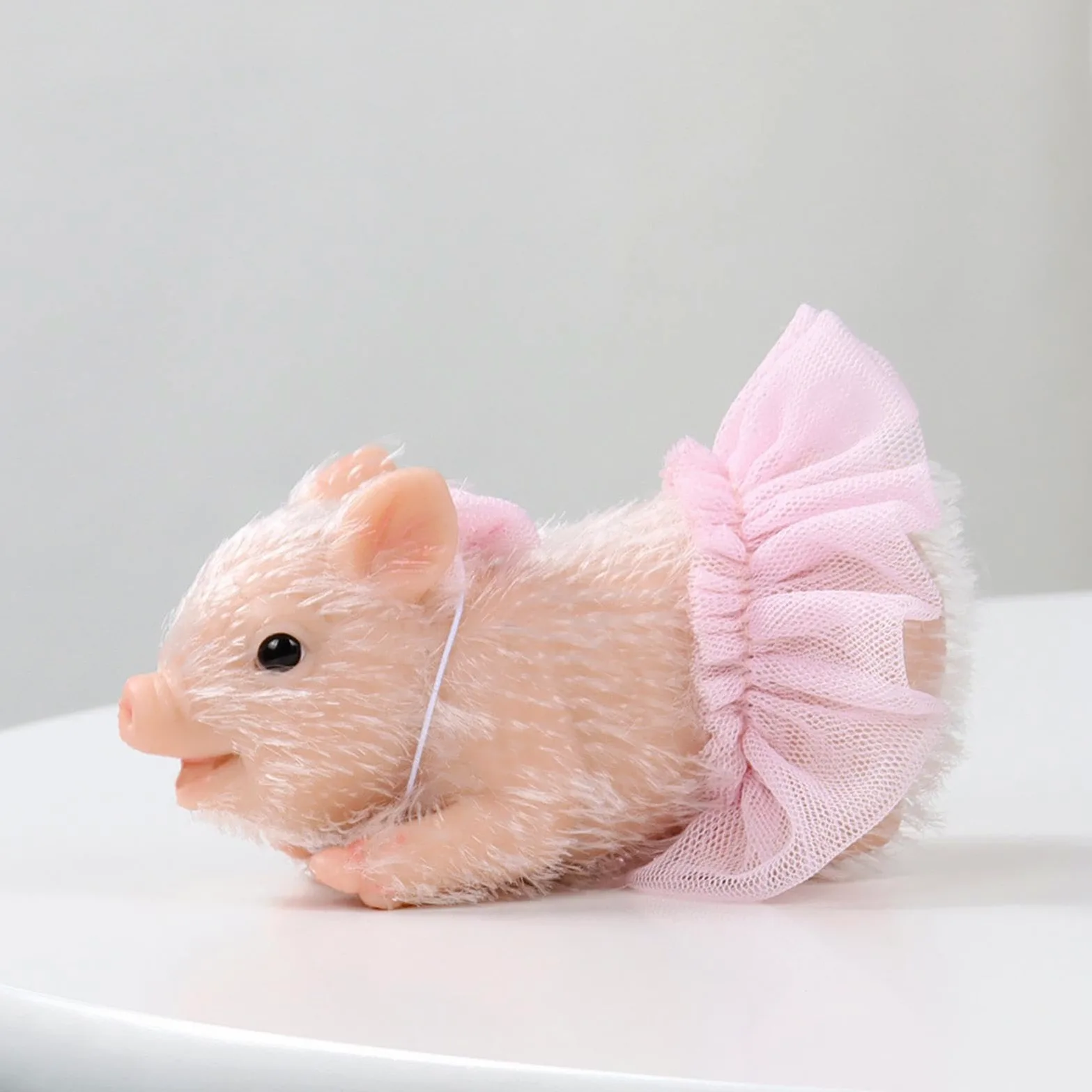 Giocattoli animali da bambino, suonare animali Pigletti realistici in | Birthday Christmas Stocking Stuff, decorazioni per la casa, per bambini divertenti per ragazzi per
