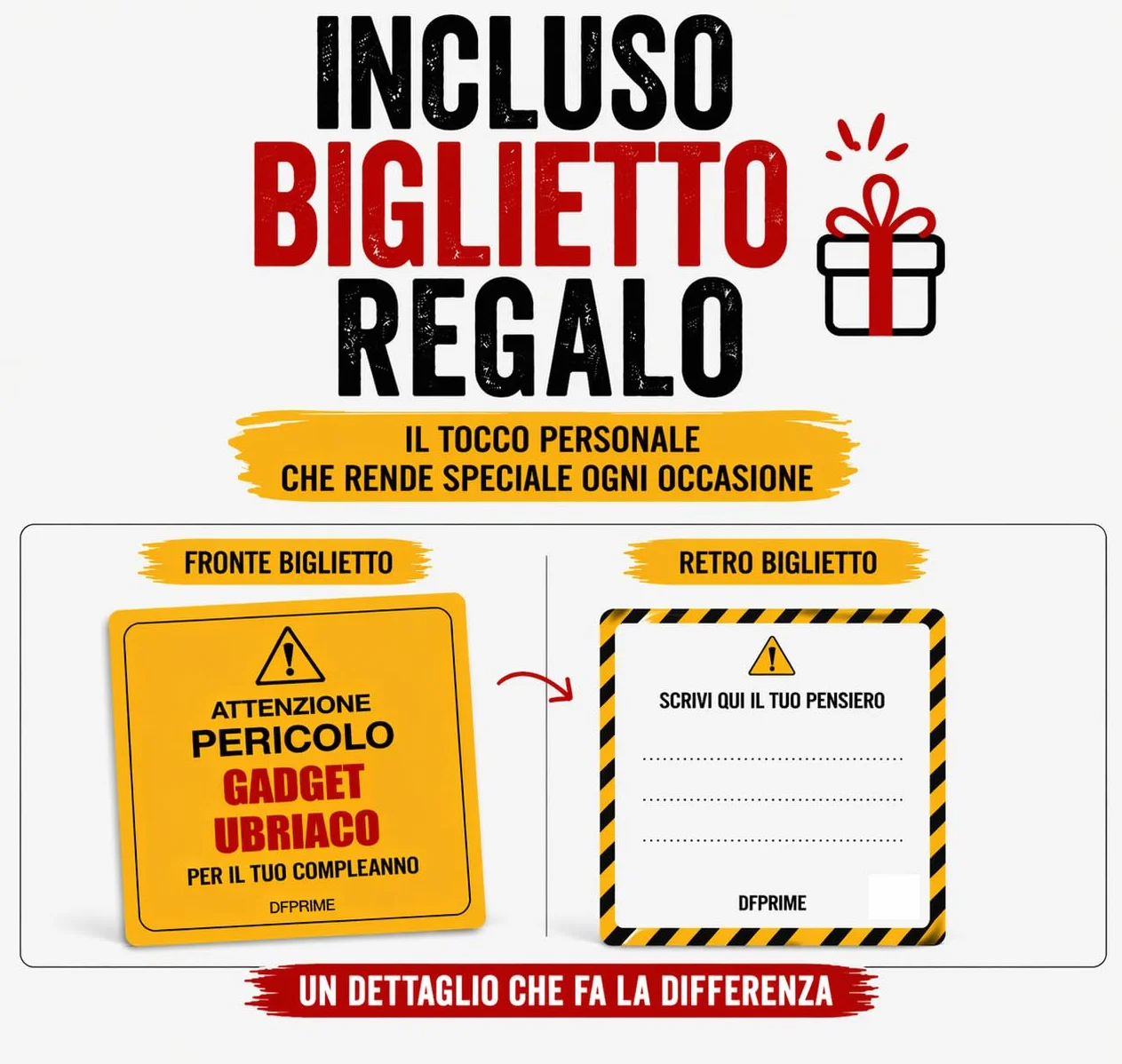 DFPRIME Bicchiere Ubriaco 40 Anni - Regalo 40 Anni Uomo Donna Divertente - Gadget Compleanno 40 Anni Originale - Bicchiere Storto Scherzo Festa - Con Biglietto Auguri