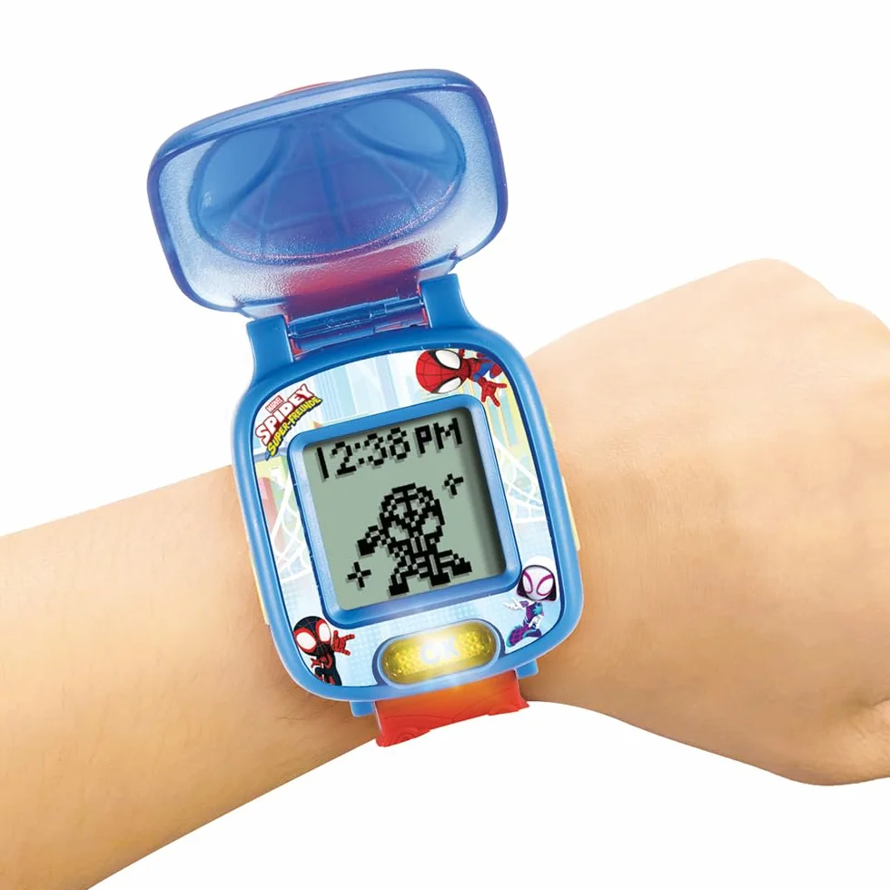 VTech - Orologio educativo di Spidey e la Sua supersquadra, Giocattolo per Bambini +3 Anni, Versione ESP