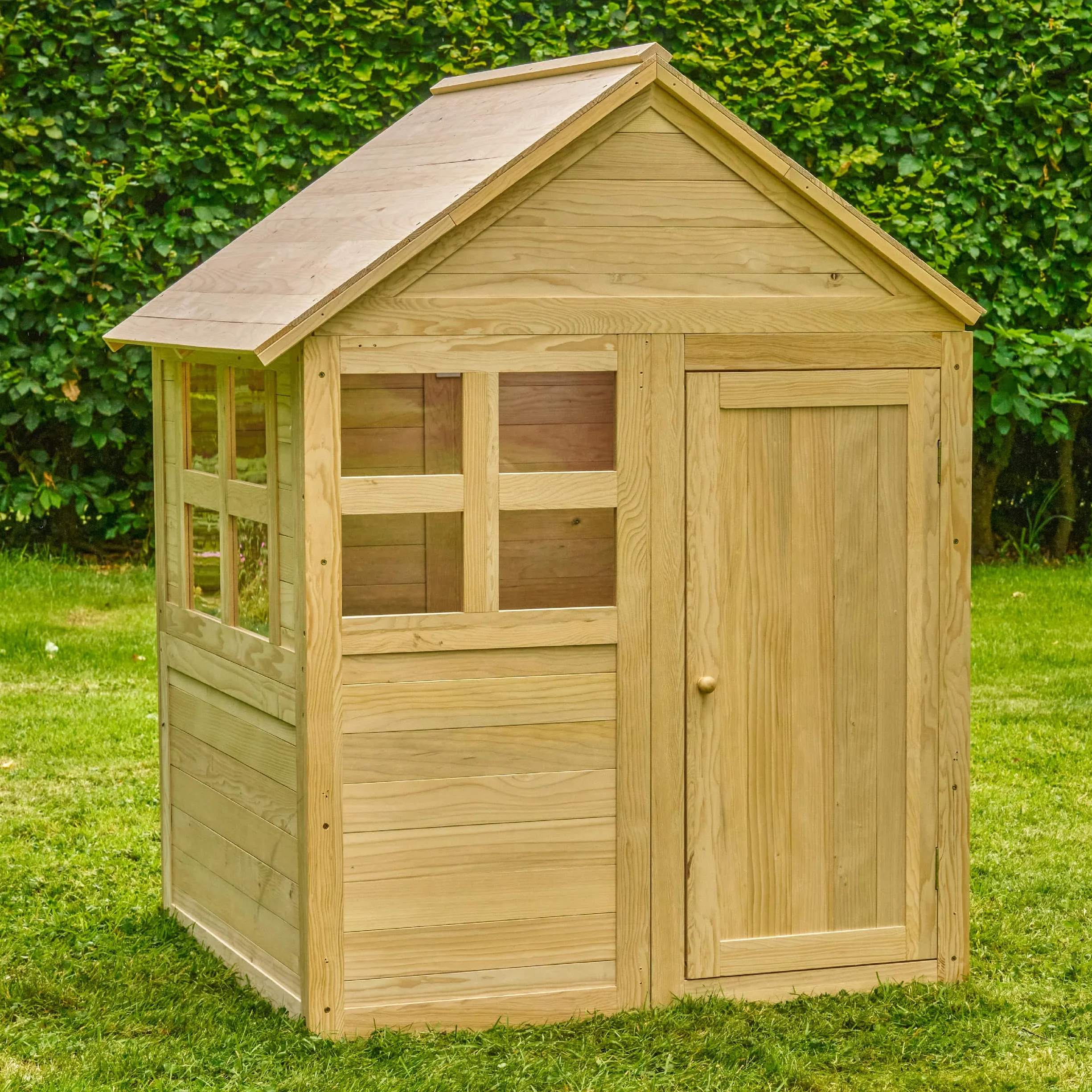 TP Buttercup Cottage Casetta in legno, certificato FSC, design personalizzabile, finestre in plexiglas, pavimento e veranda opzionali, divertimento all'aperto per bambini, dai 2 anni in su