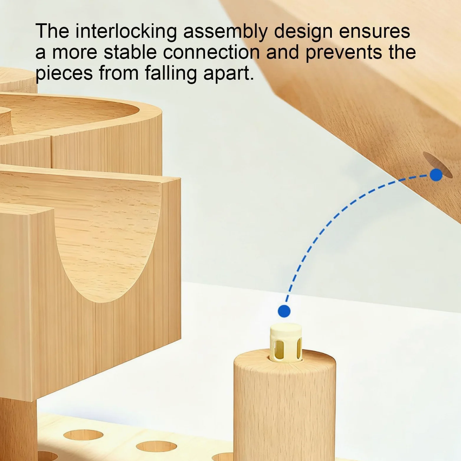 Pista per Biglie Giochi STEM In Legno Per Apprendimento | Labirinto Di Biglie Da Costruzione Giocattoli Educativi Per Bambini per Aula Casa Scuola Asilo Compleanno Natale Bambini