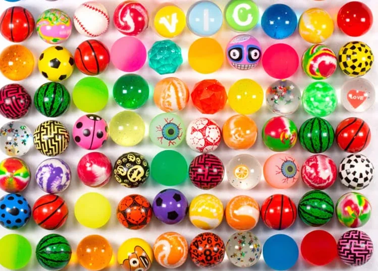PIQIUQIU 24 Palline da 28 mm per Bambini Feste Compleanno