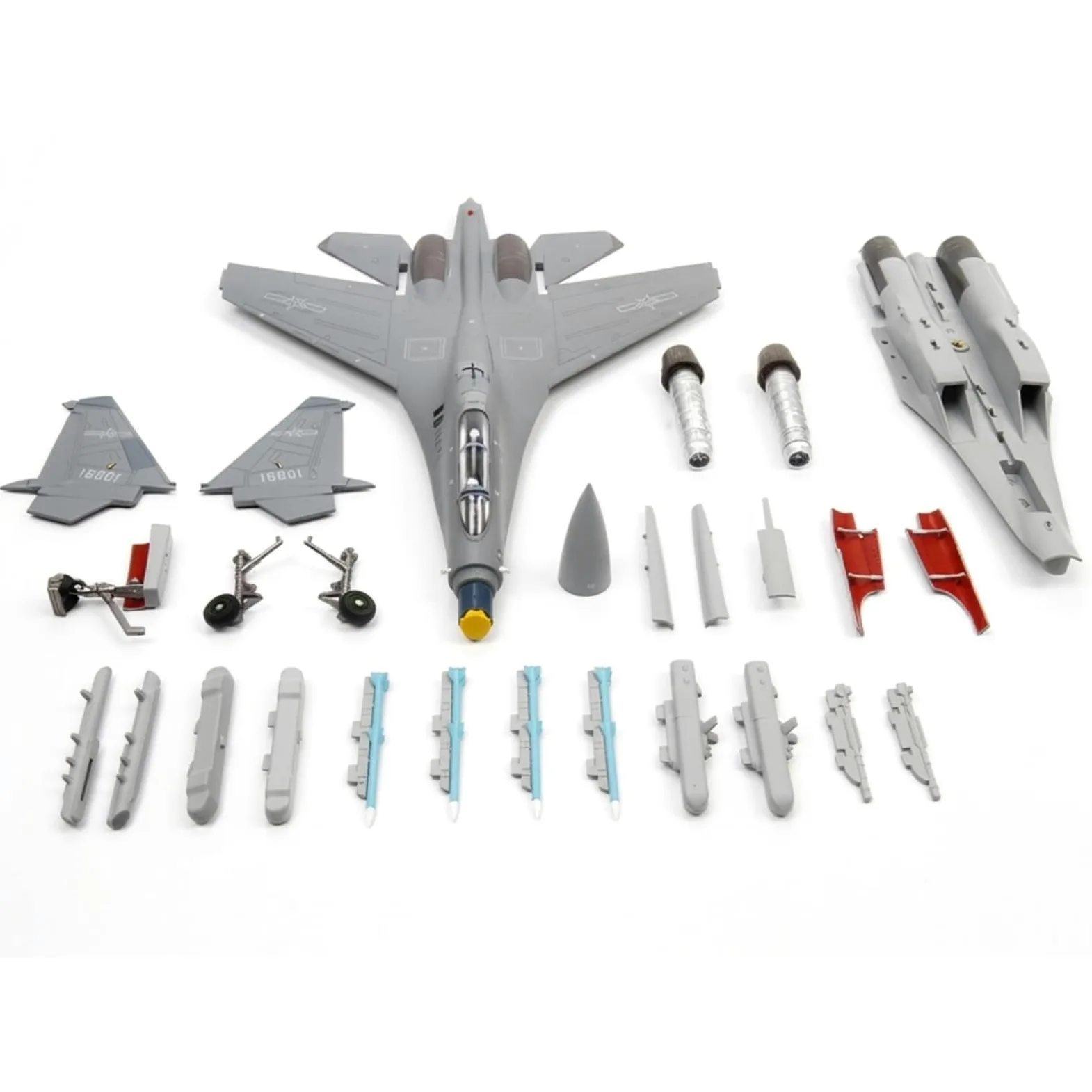 Aereo da Elettronica Modello Kit Aereo da Jet da Combattimento Struttura con cessori Fili da Installare Adatto per Hobbisti Decorazione 1 72